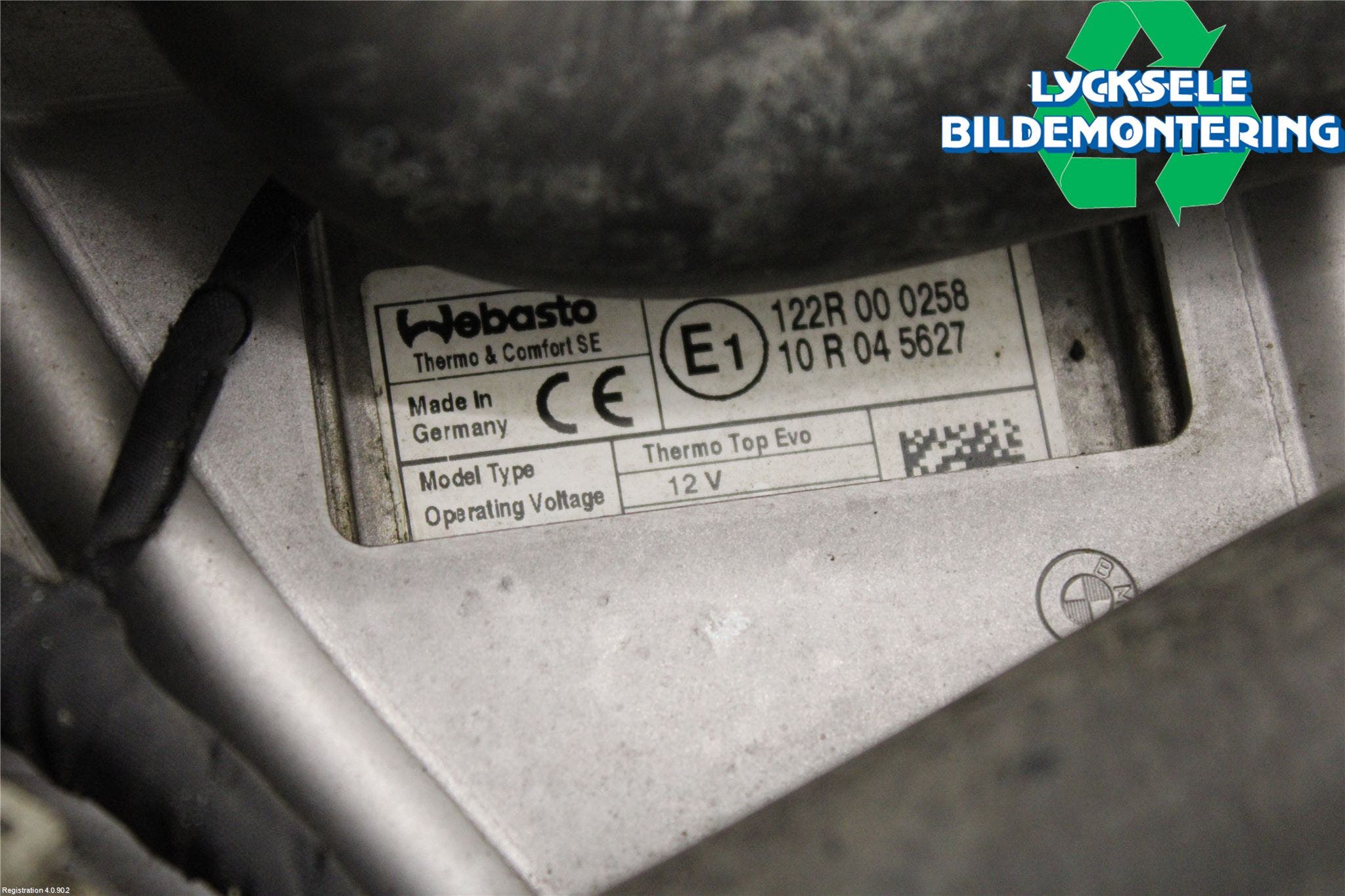 BMW 5 F10/F11/F18 09-17 Dieselvärmare