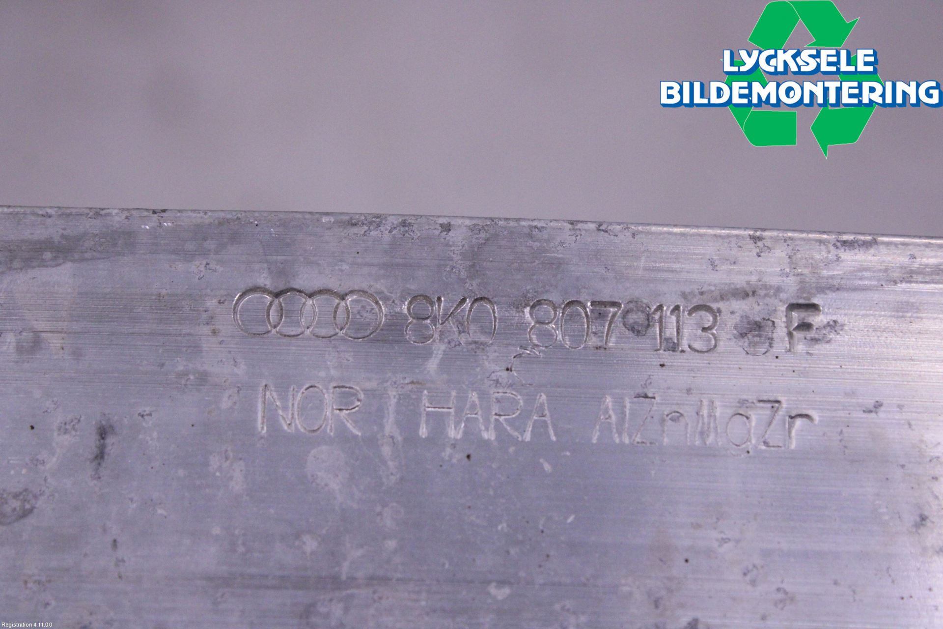 Audi A4 12-15 Stötfångarbalk Fram