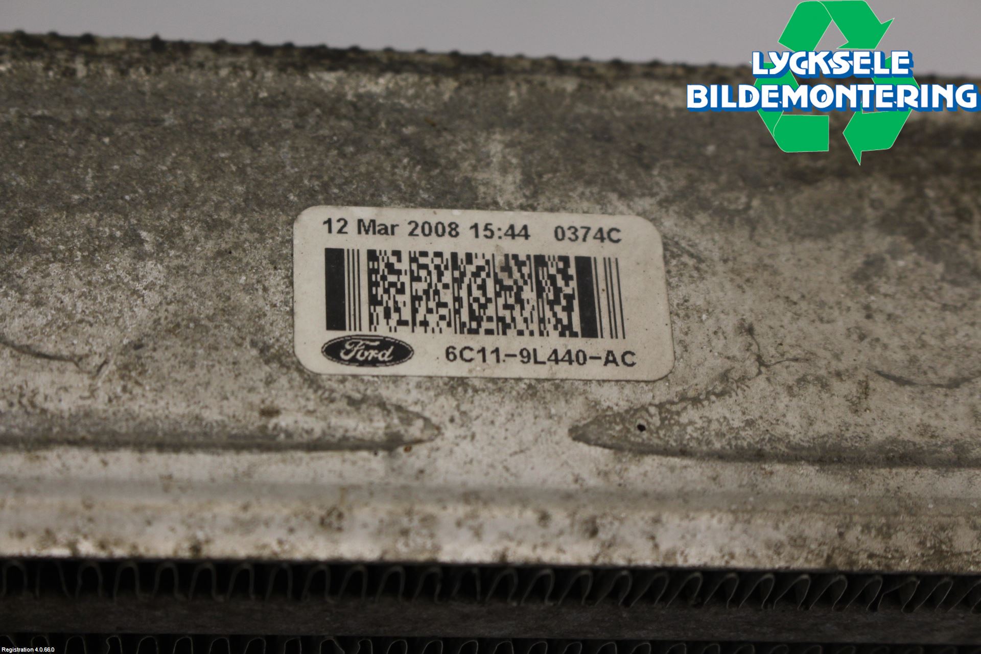 Ford TRANSIT    06-13 Laddluft-Intercooler Kyl