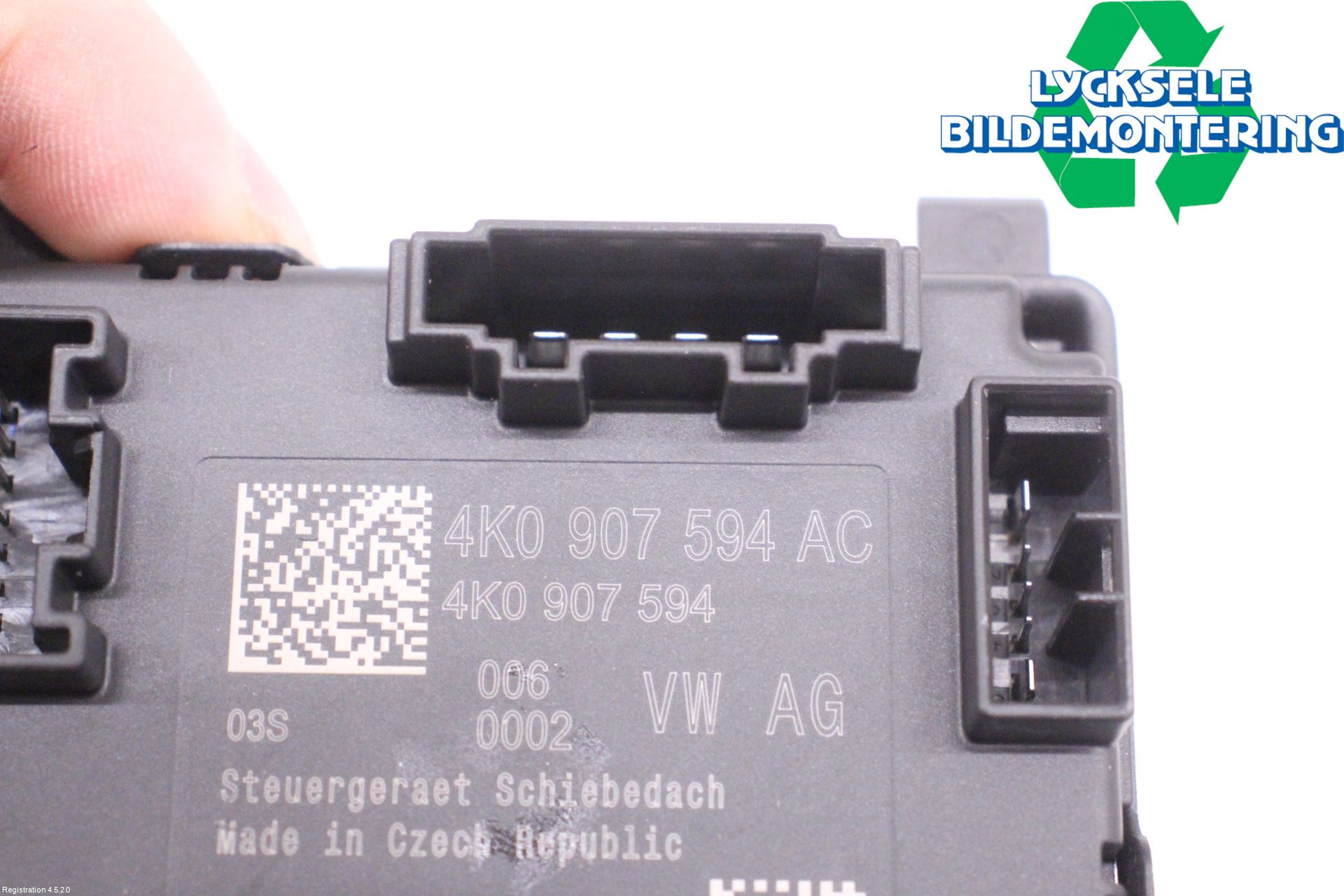 Audi E-TRON, S GE 19- Styrenhet Taklucka