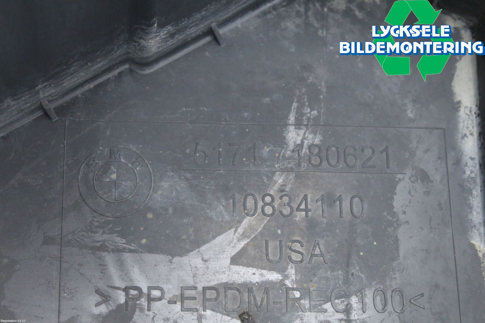 BMW X6 E71/E72   08-14 Skärm Inner