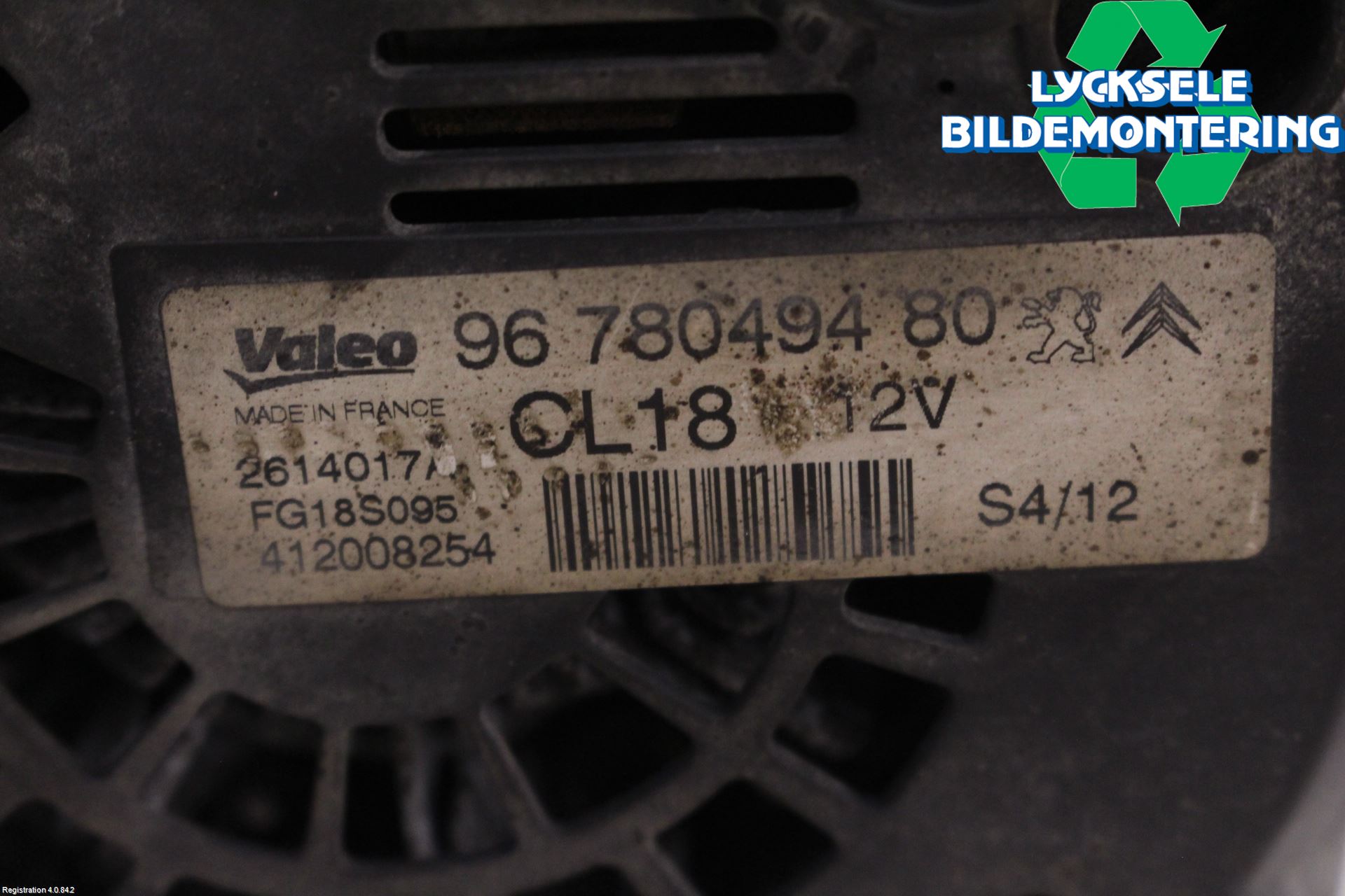 Peugeot 508 11-18 Generator