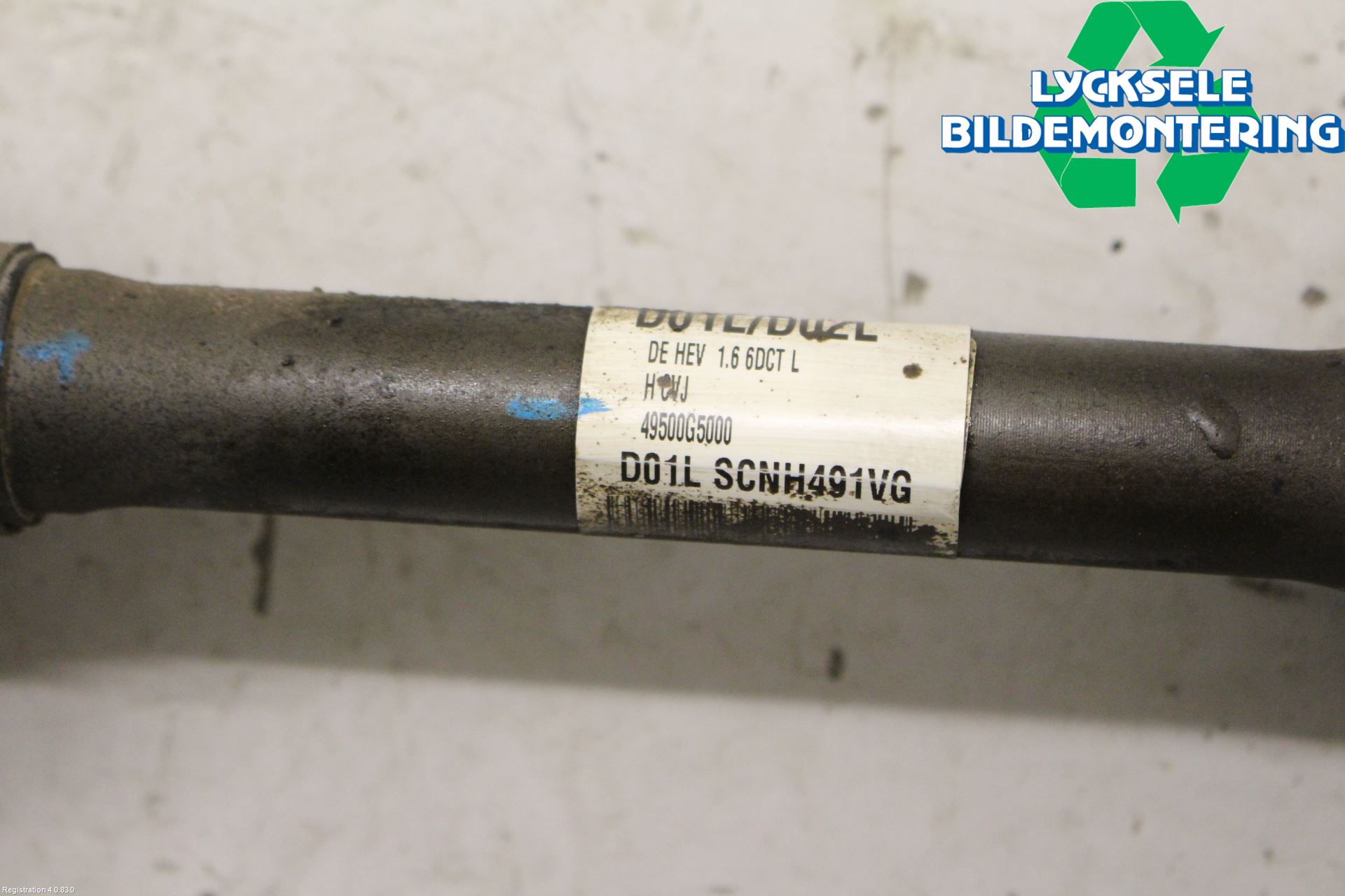 Kia NIRO (DE) 17-22 Drivaxel Fram Vänster