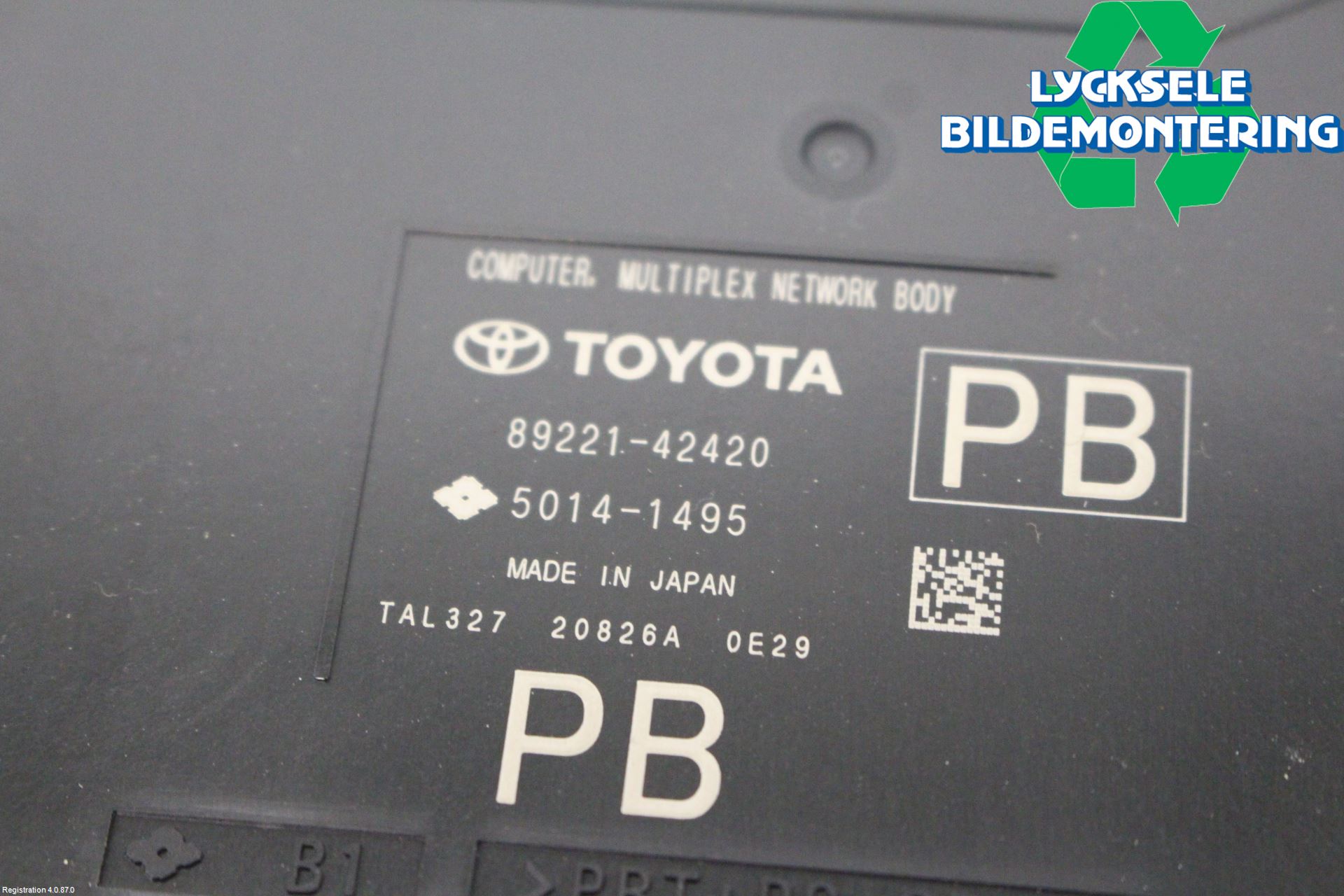 Toyota RAV4 19- Säkringsdosa-Elcentral