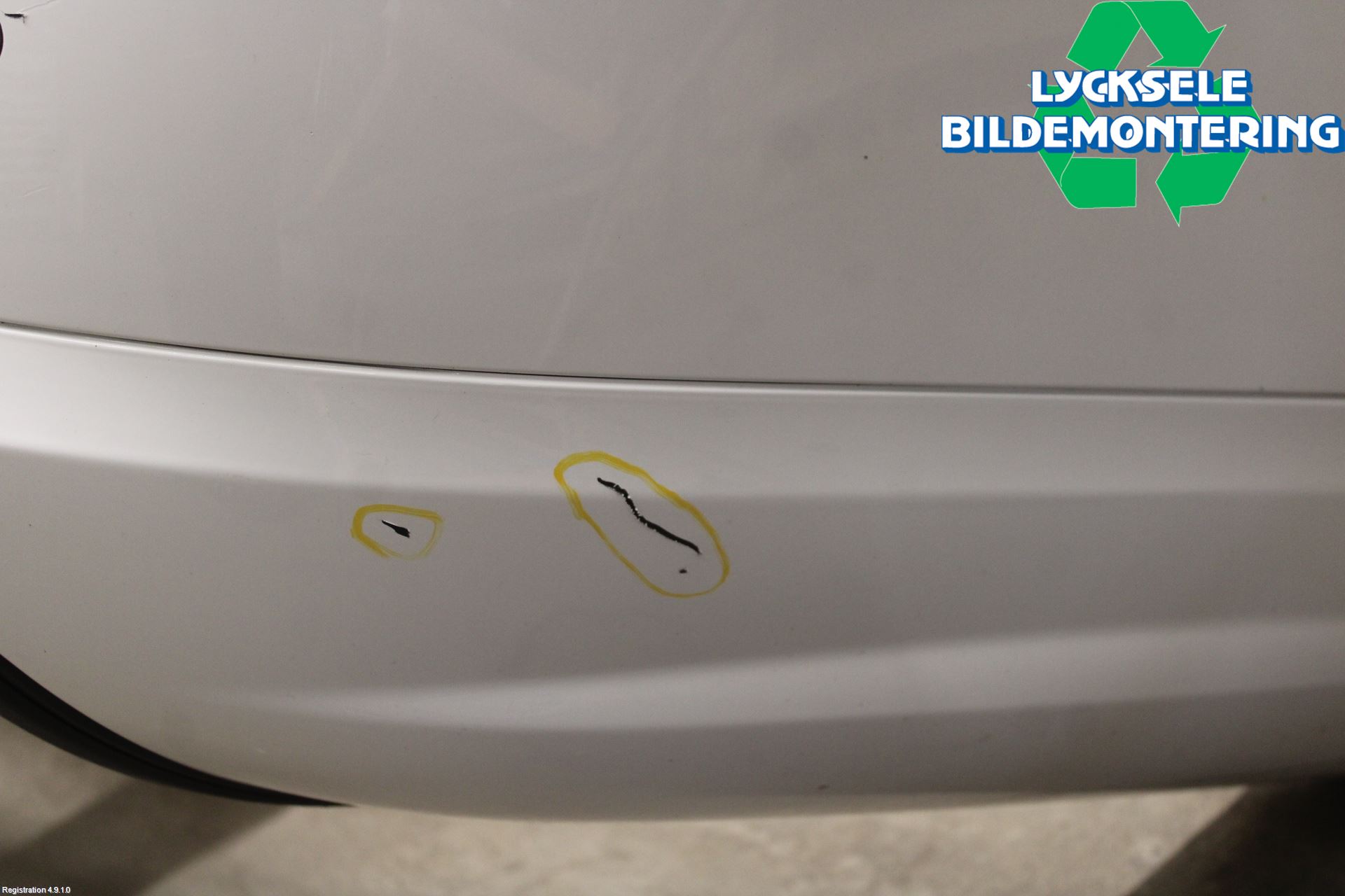 Volkswagen VW PASSAT 05-11 Stötfångarbeklädnad Bak