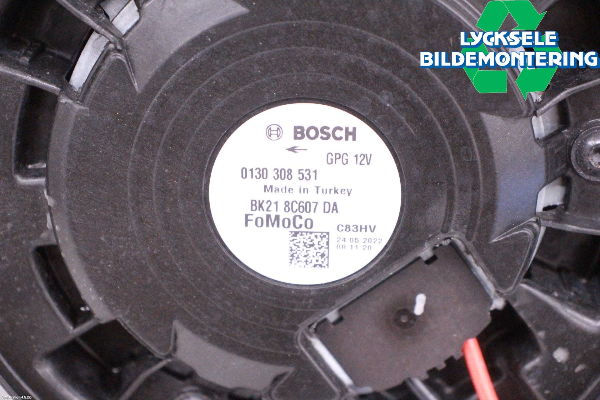 Ford TRANSIT/TOURNEO CONNECT 22- Kylfläkt El