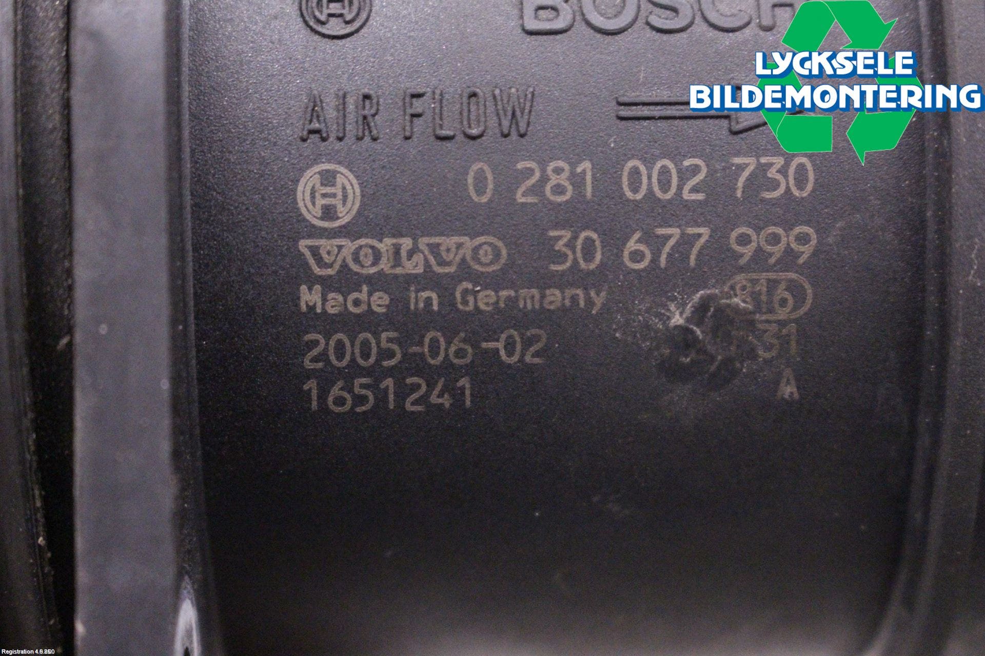 Volvo XC90 07-14 Injluftmassamätare