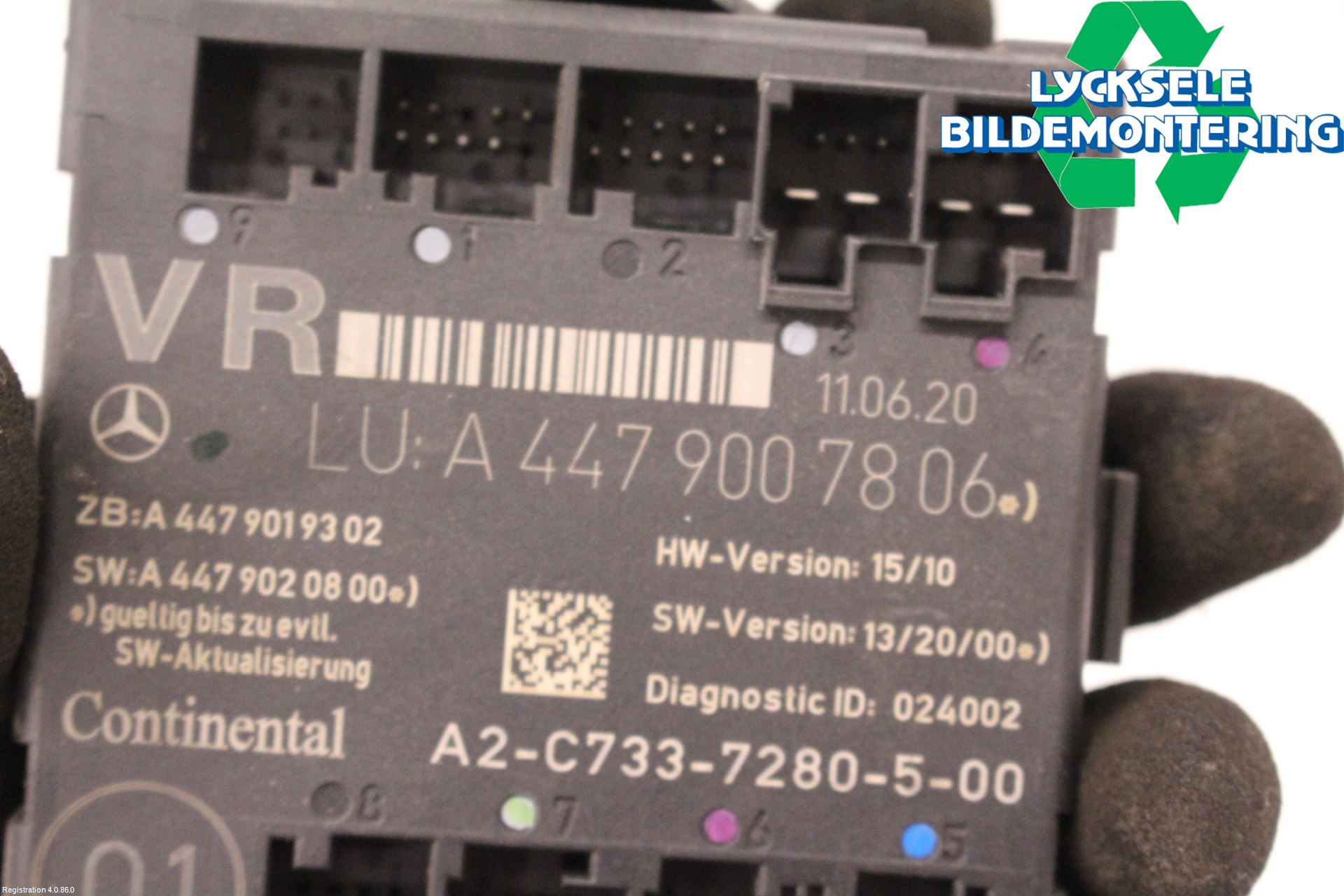 Mercedes-Benz MB VITO/V-KLASS (W640,W447,W448) 14- Styrenhet Dörr