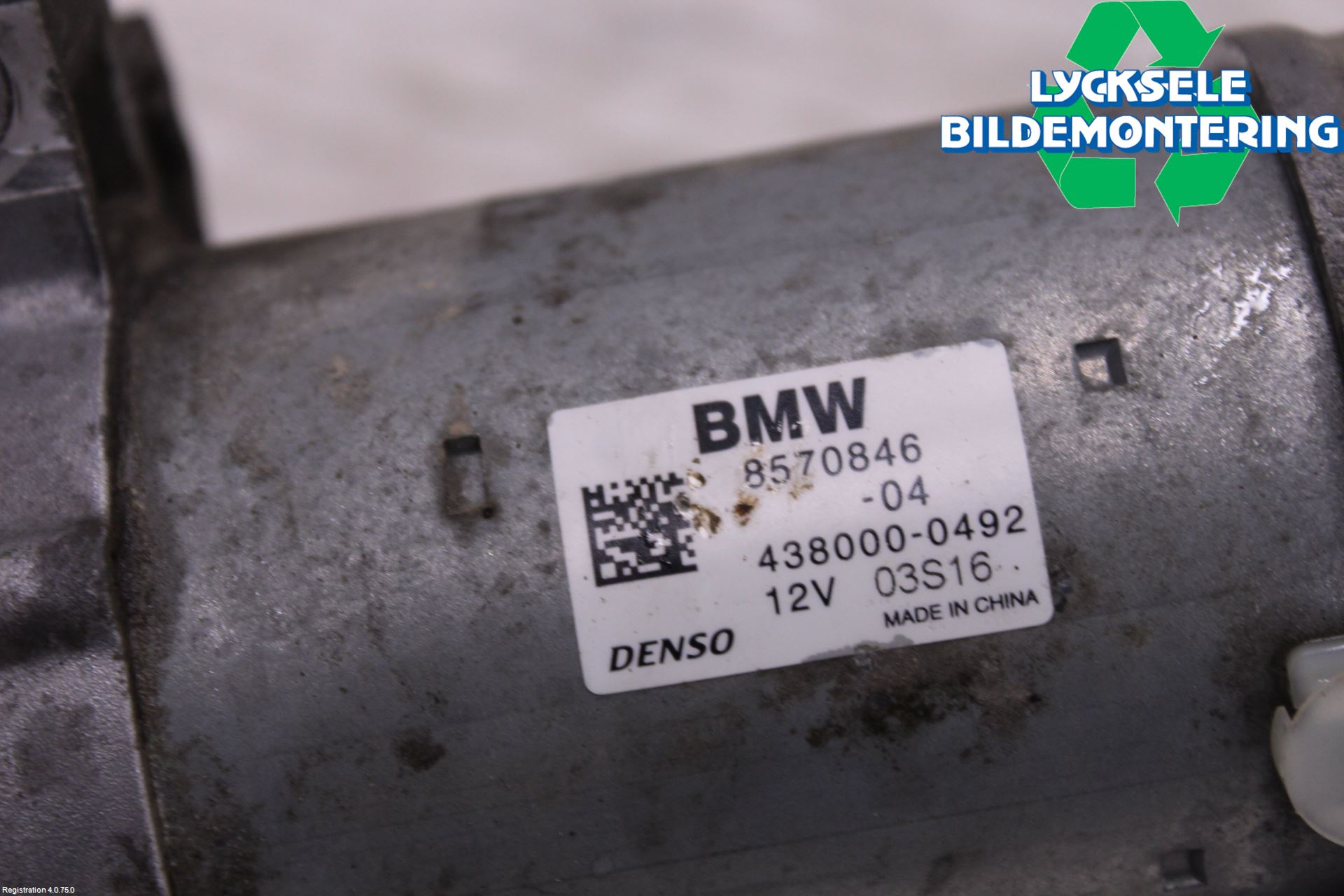 BMW 3 F30/F31/F80 12-19 Startmotor Diesel