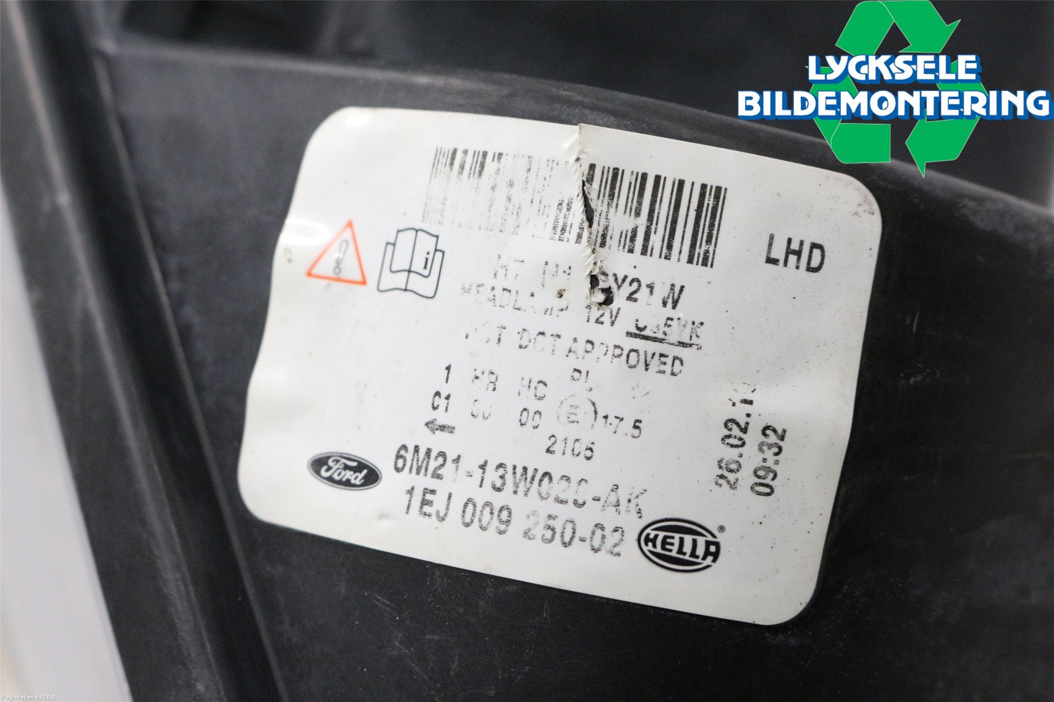 Ford GALAXY 06-15 Strålkastare Höger