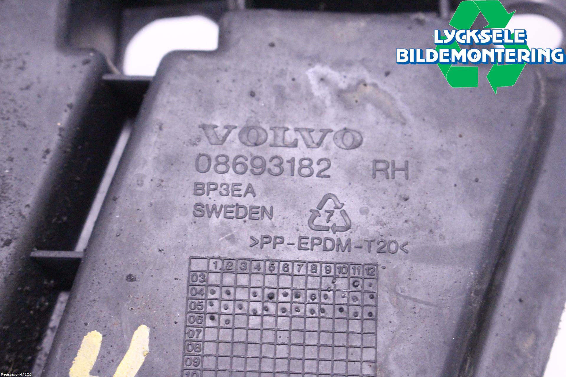 Volvo V70 05-08 Stötfångarfäste Fram Hö