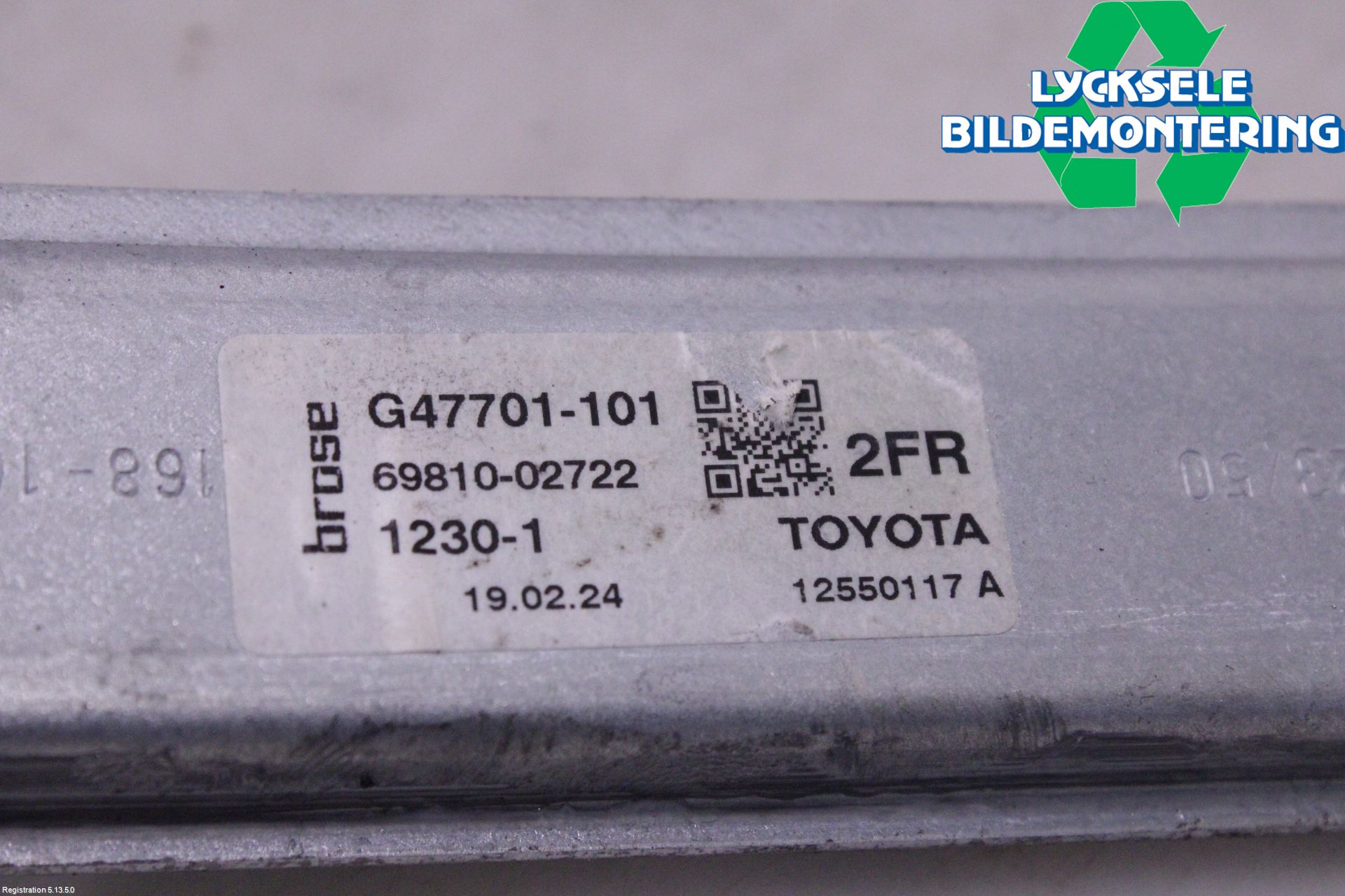 Toyota COROLLA 19- Fönsterhiss El Kompl