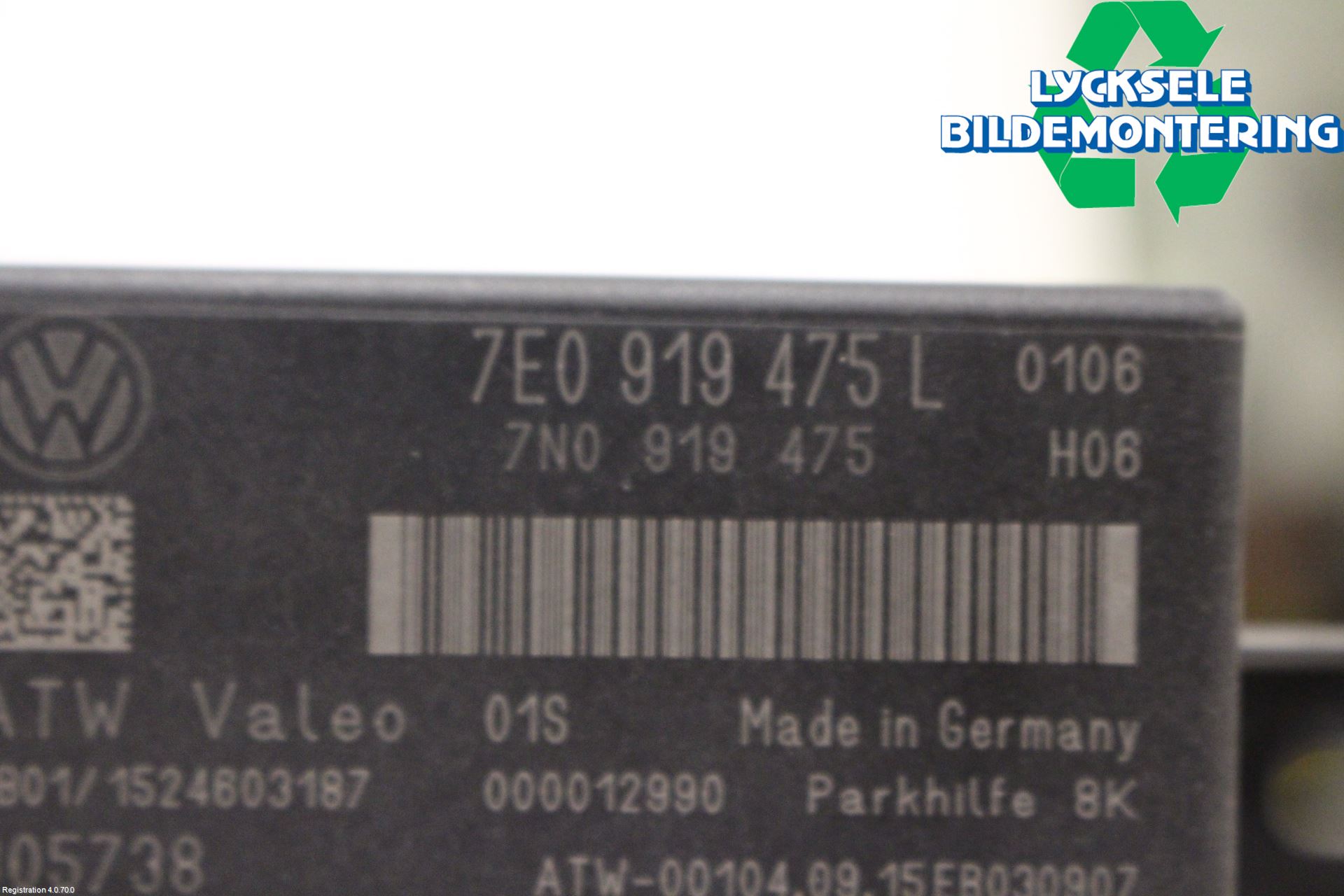 Volkswagen VW AMAROK 2H 10-22 Styrenhet Parkeringshjälp