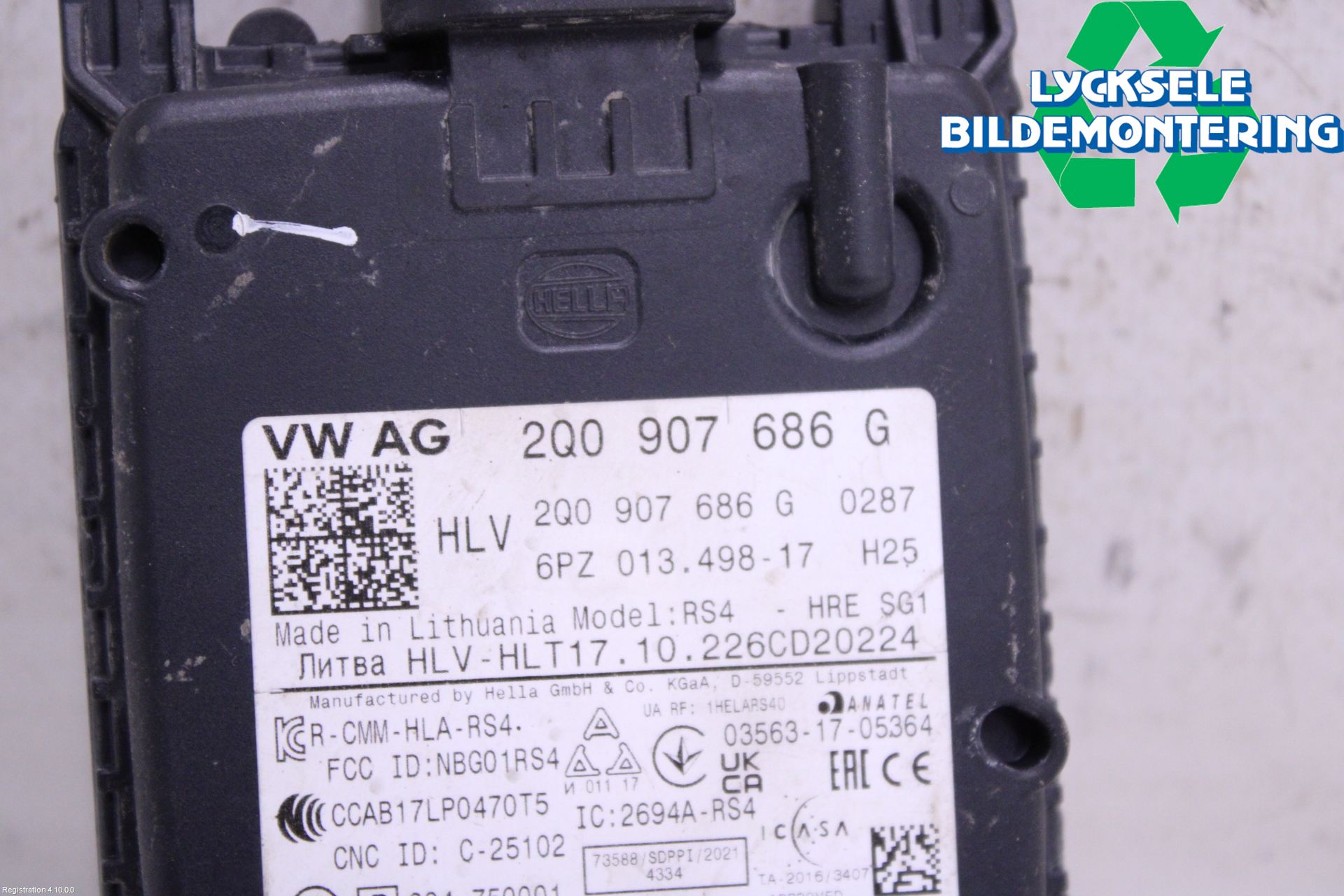 Volkswagen VW TRANSP/CARAVELLE (T7) 22-24 Sensor Aktivt Kollisionsskydd