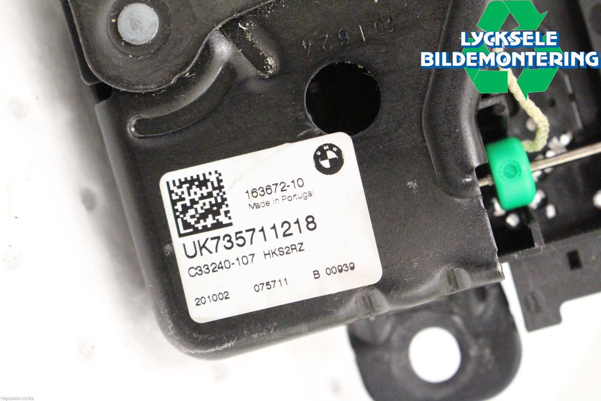 BMW X3 G01 18- Låskista Baklucka