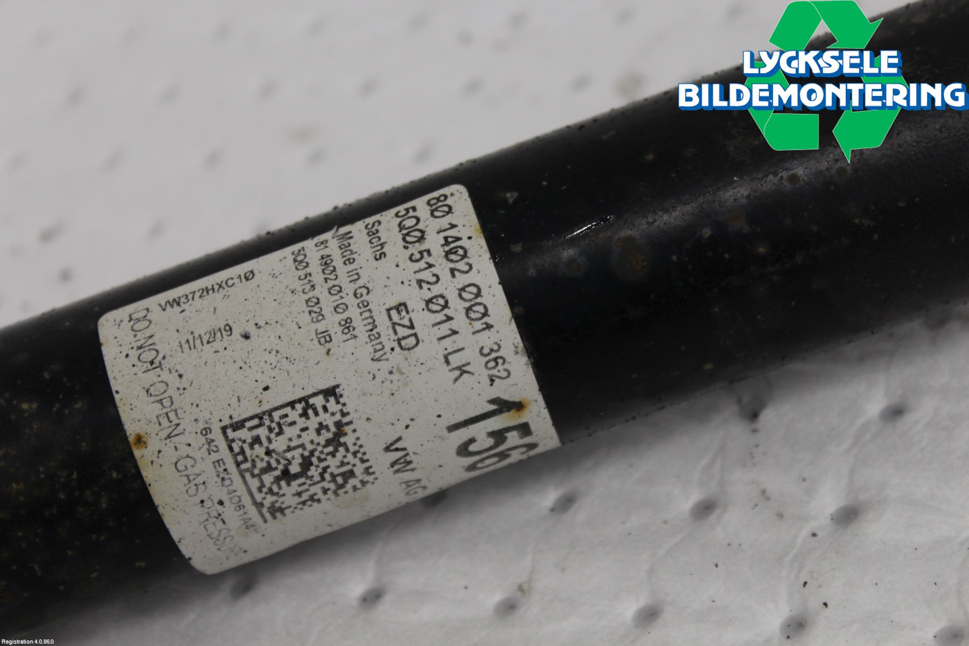 Volkswagen VW GOLF / E-GOLF VII 13-20 Stötdämpare Bak