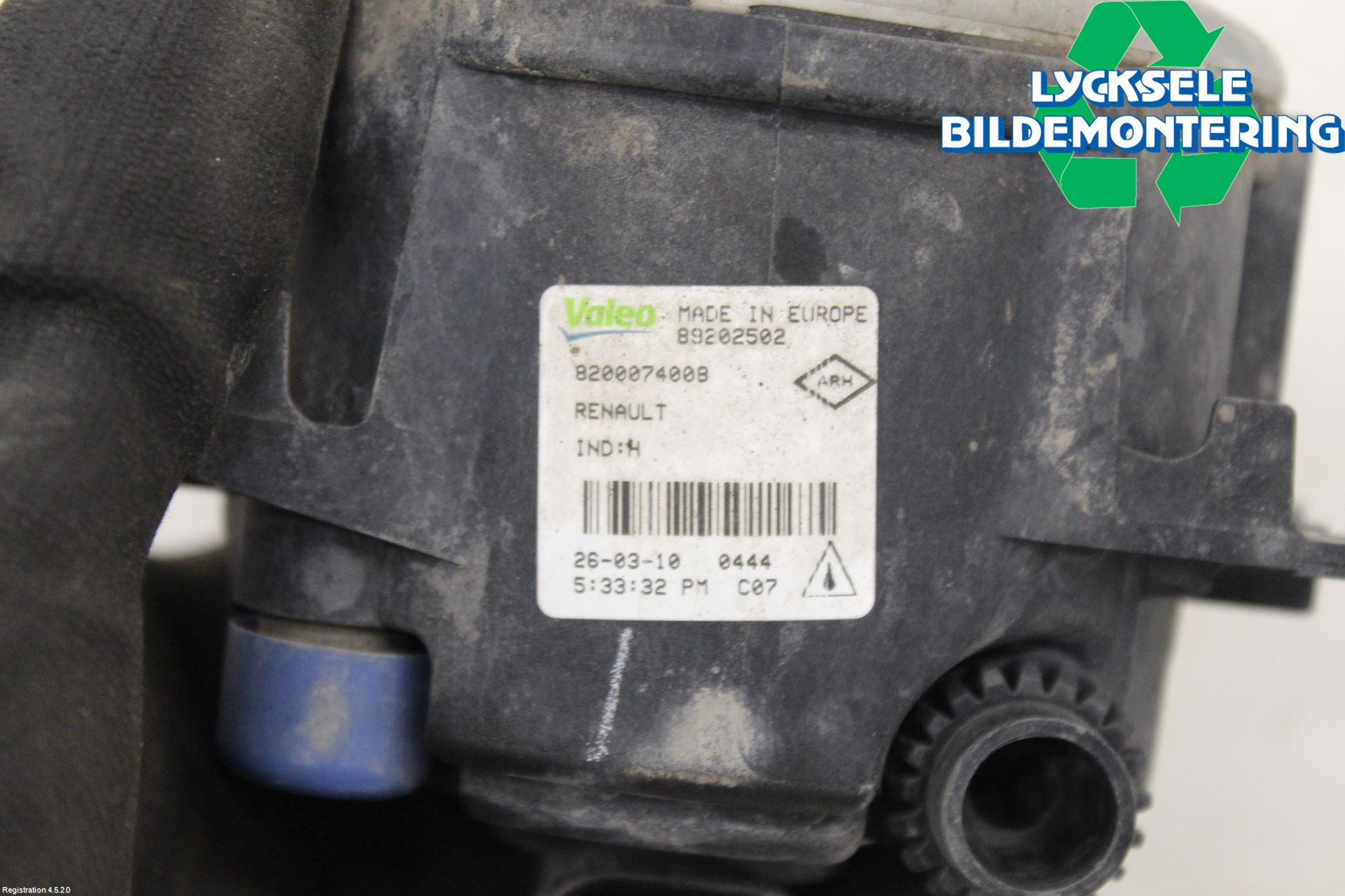 Renault LAGUNA III 08-10 Dimljus-Varselljus Fram