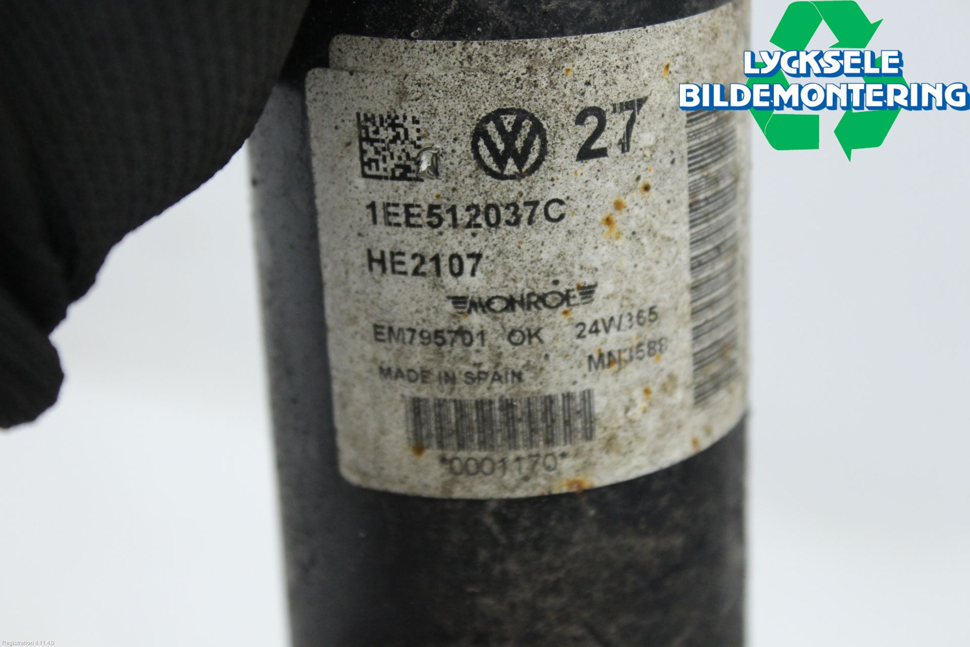 Volkswagen VW ID.7/TOURER 24- Stötdämpare Bak