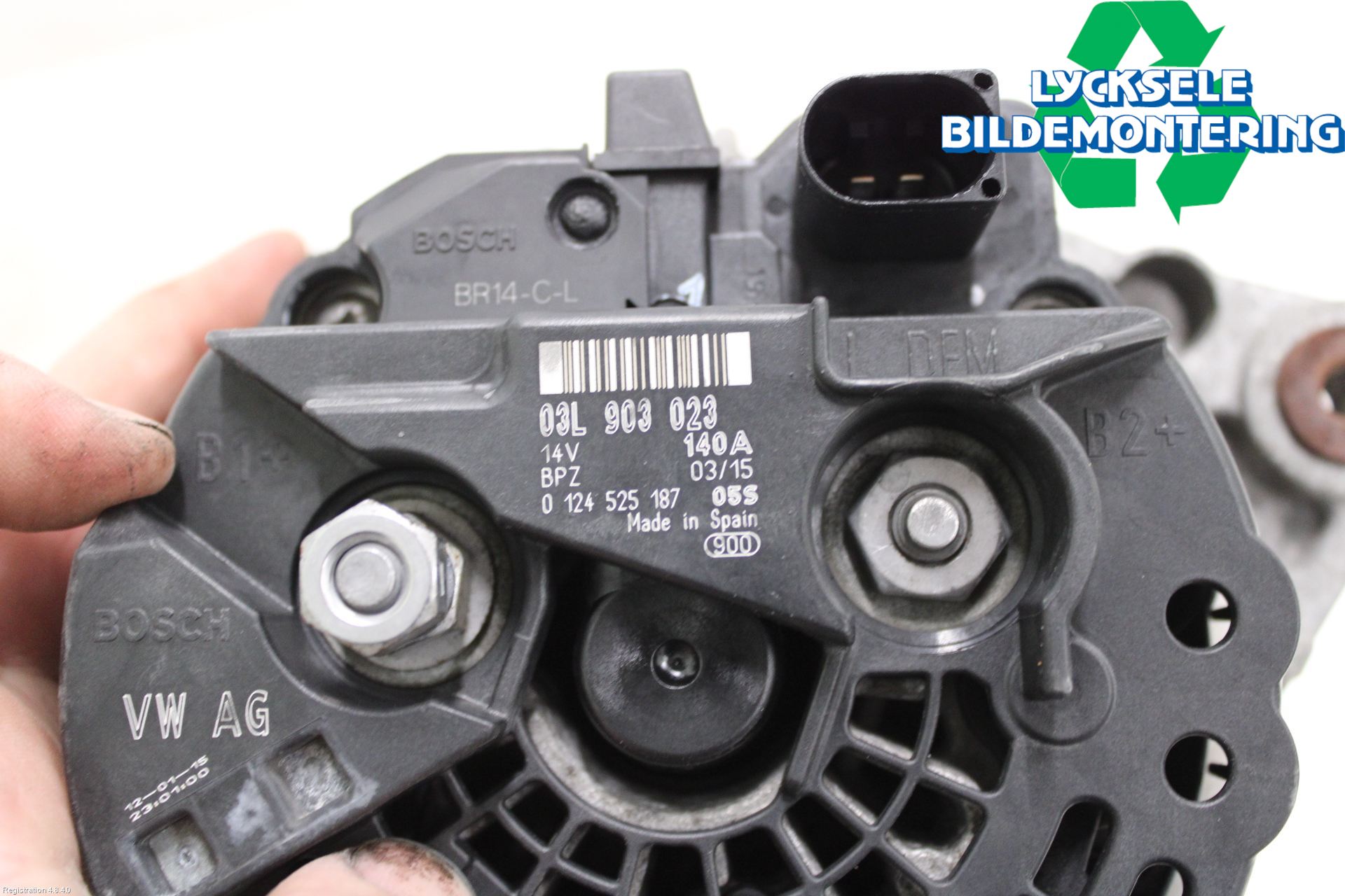 Volkswagen VW CADDY 11-15 Generator