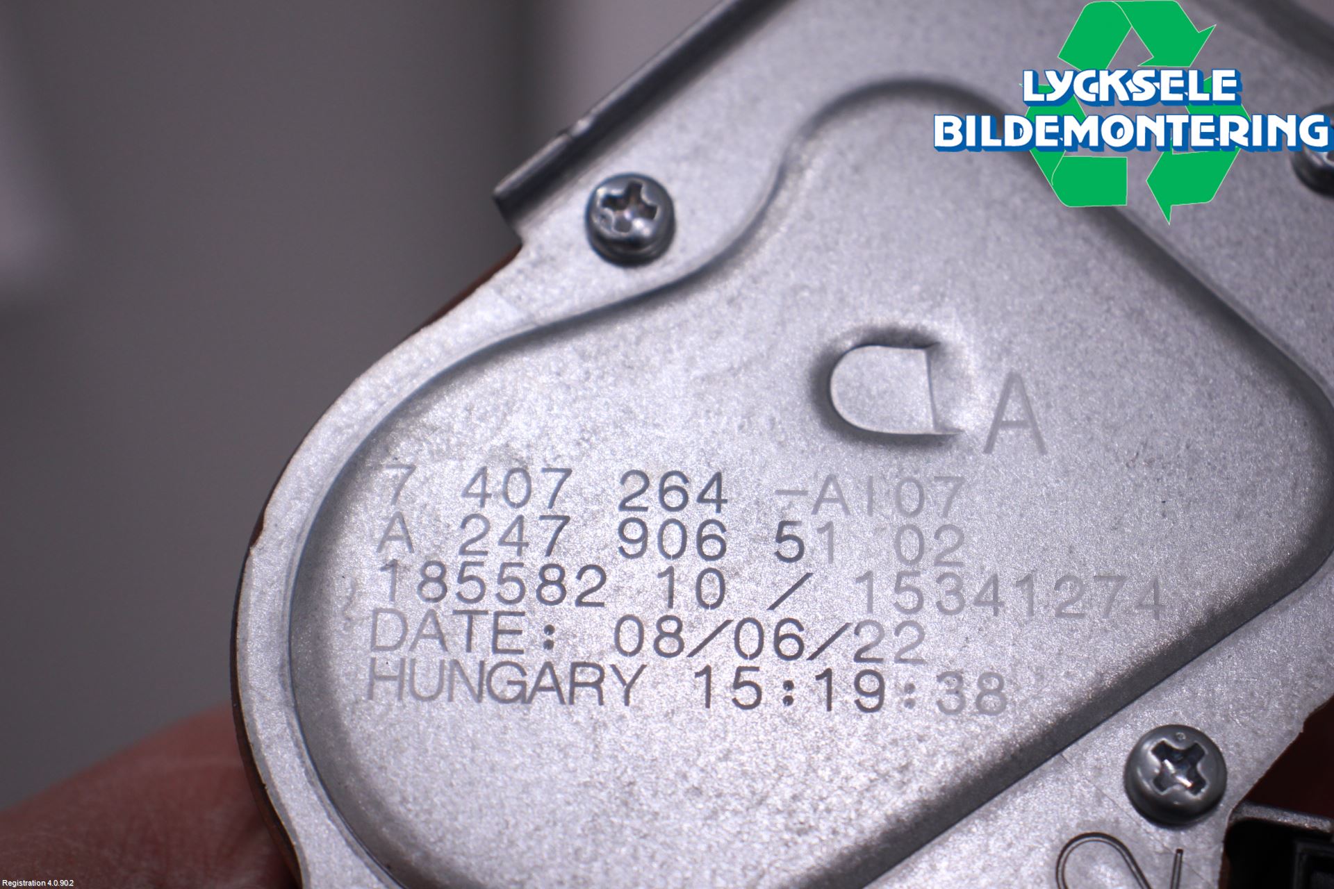 Mercedes-Benz MB EQB (X243) 22- Torkarmotor Baklucka