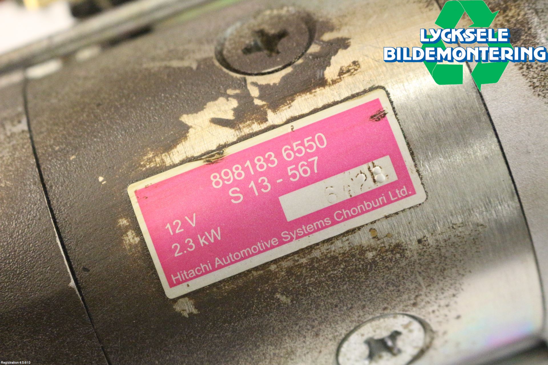 Isuzu D-MAX Startmotor Diesel