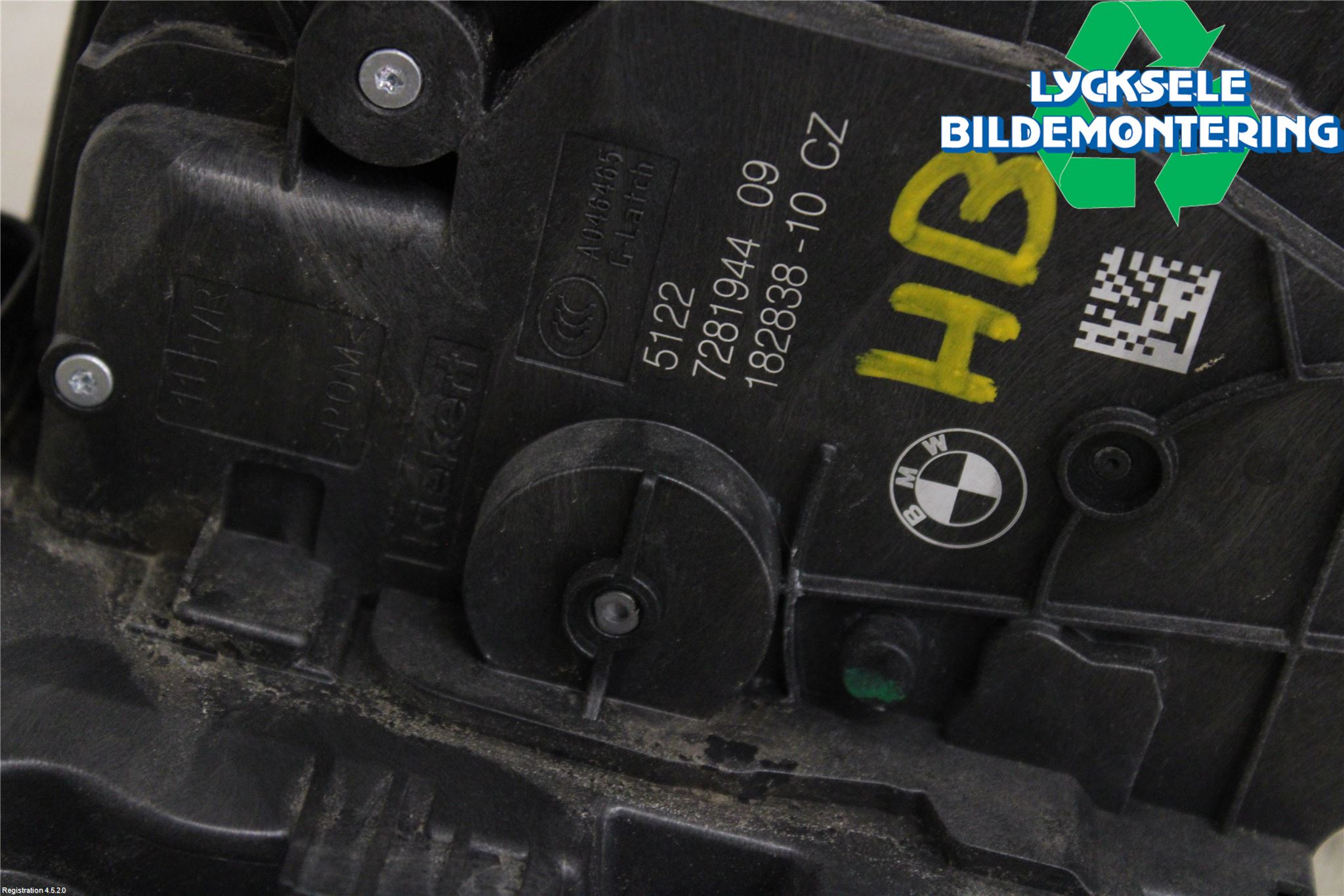 BMW X3 G01 18- Låskista-Dörrlås