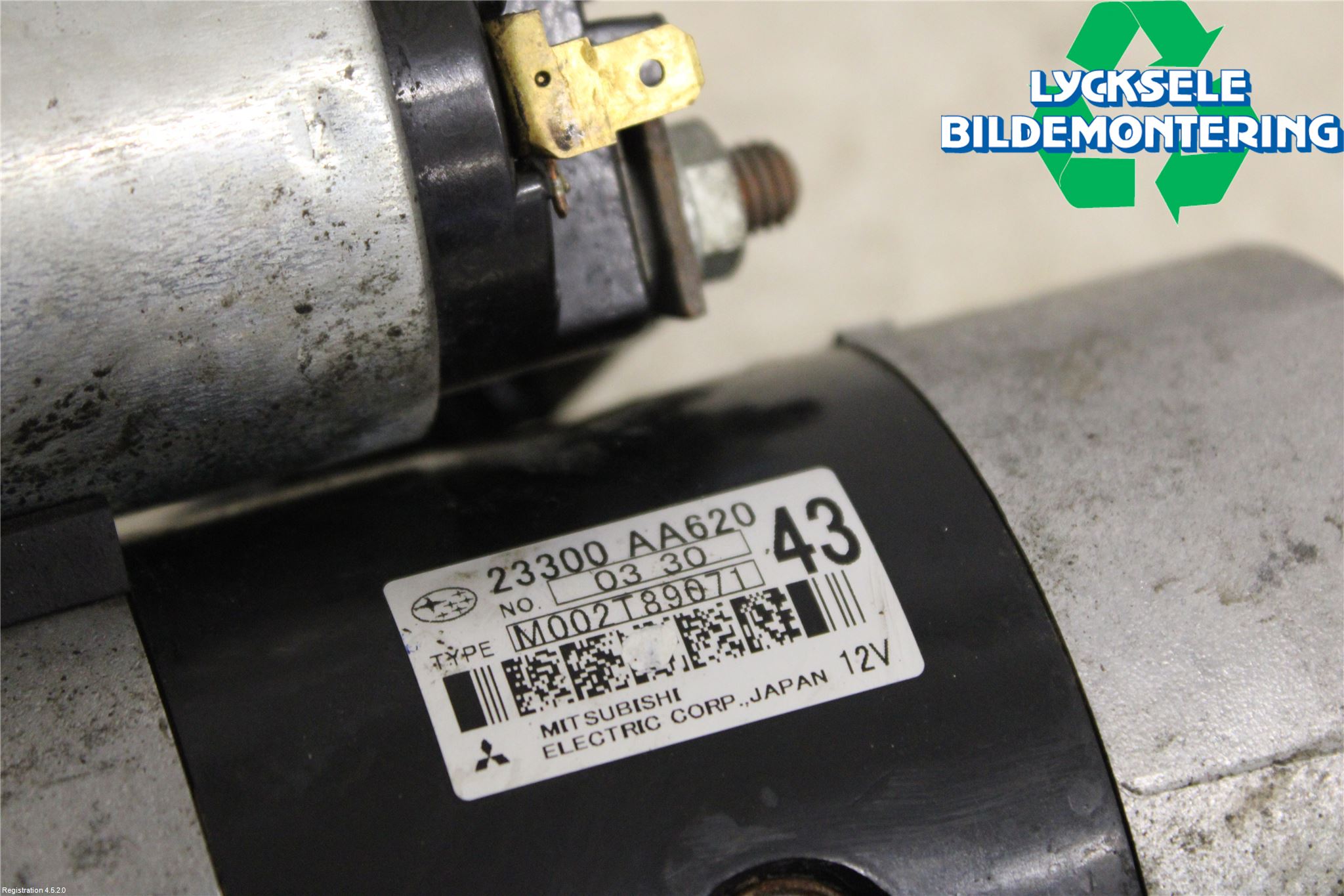 Subaru OUTBACK 10-15 Startmotor Diesel