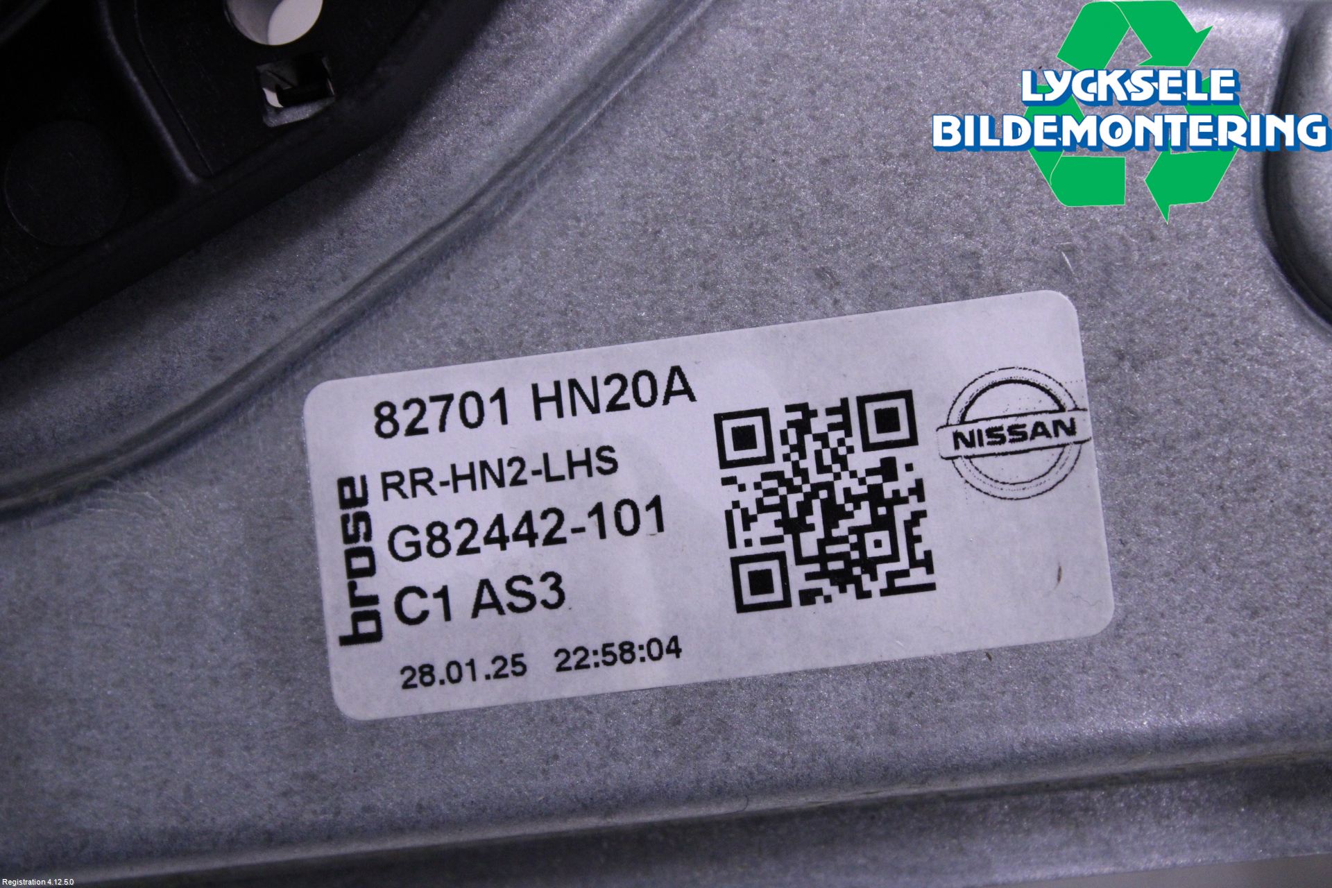 Nissan QASHQAI 21- Fönsterhiss El Kompl