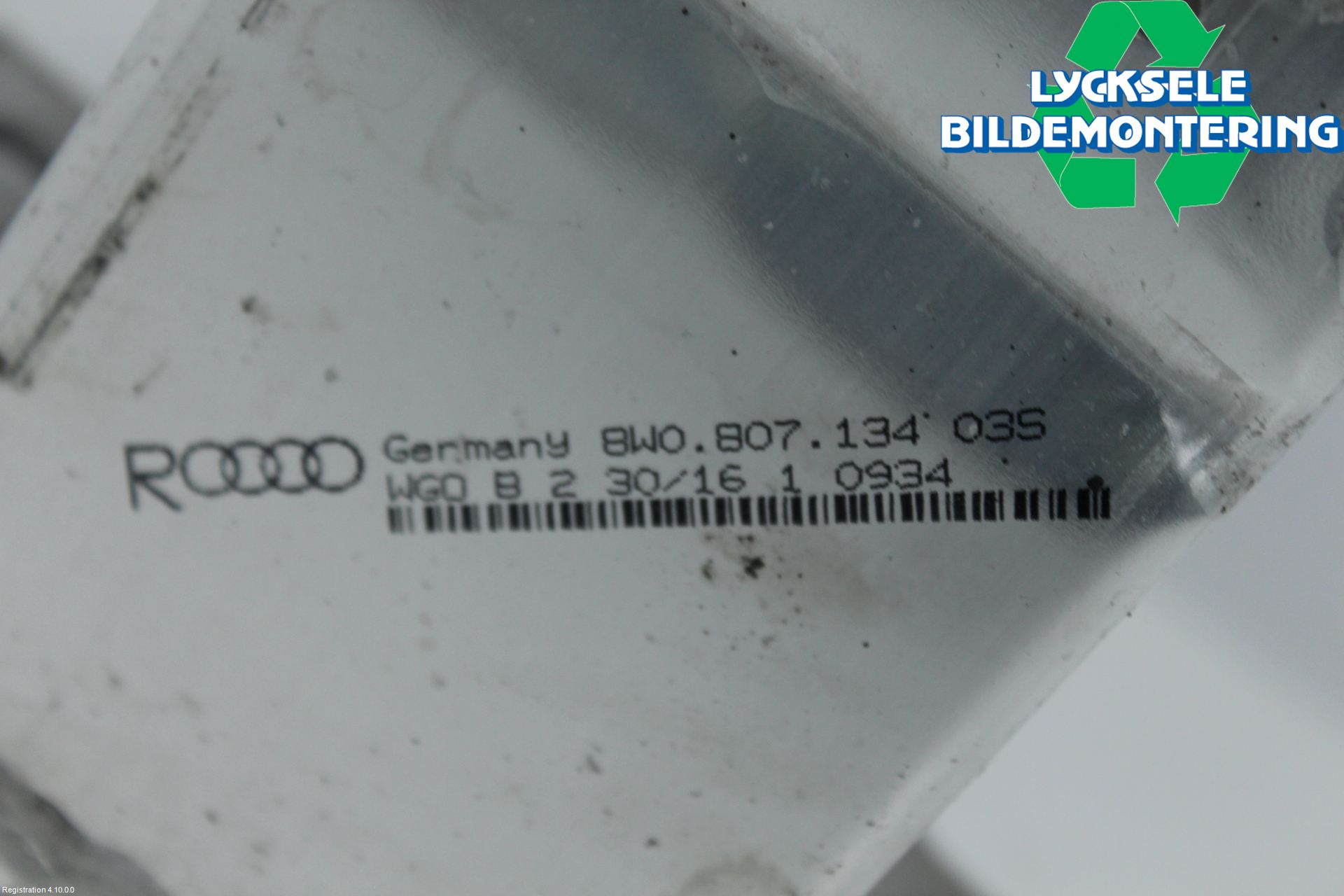 Audi A4/S4 B9 16-19 Stötfångarbärjärn Fram