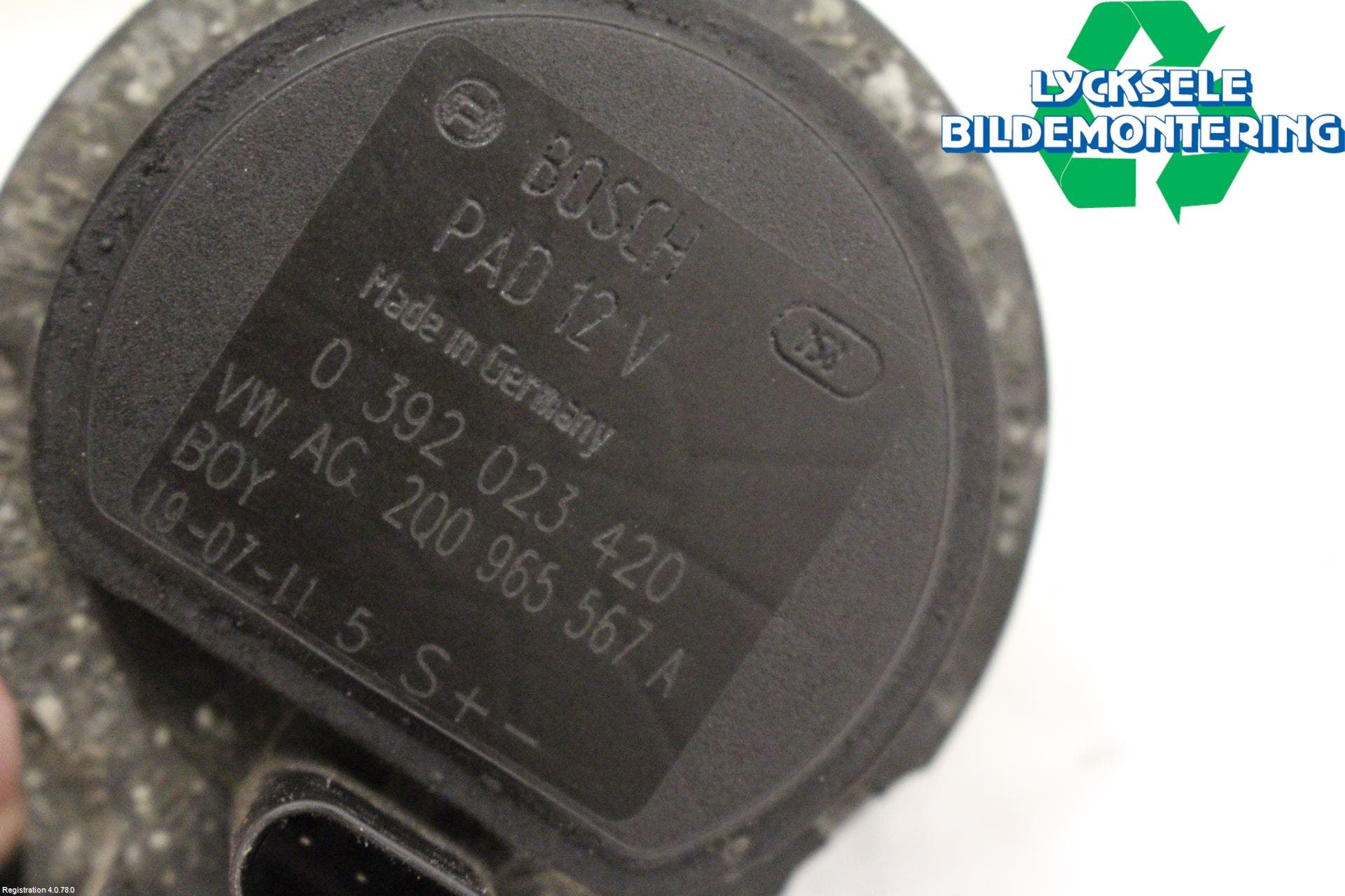 Volkswagen VW CADDY 16-20 Värme Cirkulationspump