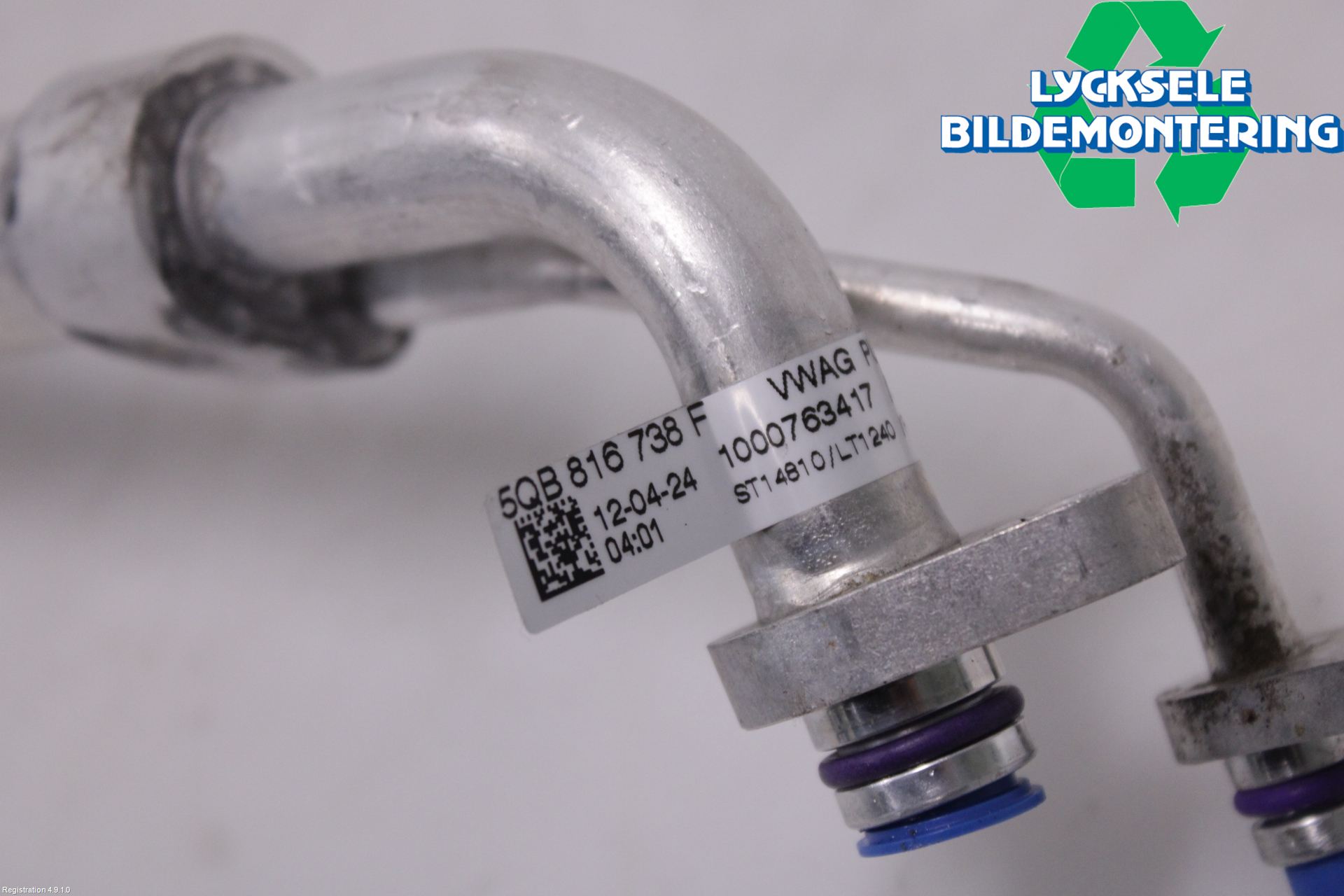 Volkswagen VW CADDY 21- Ac Slang-Rör