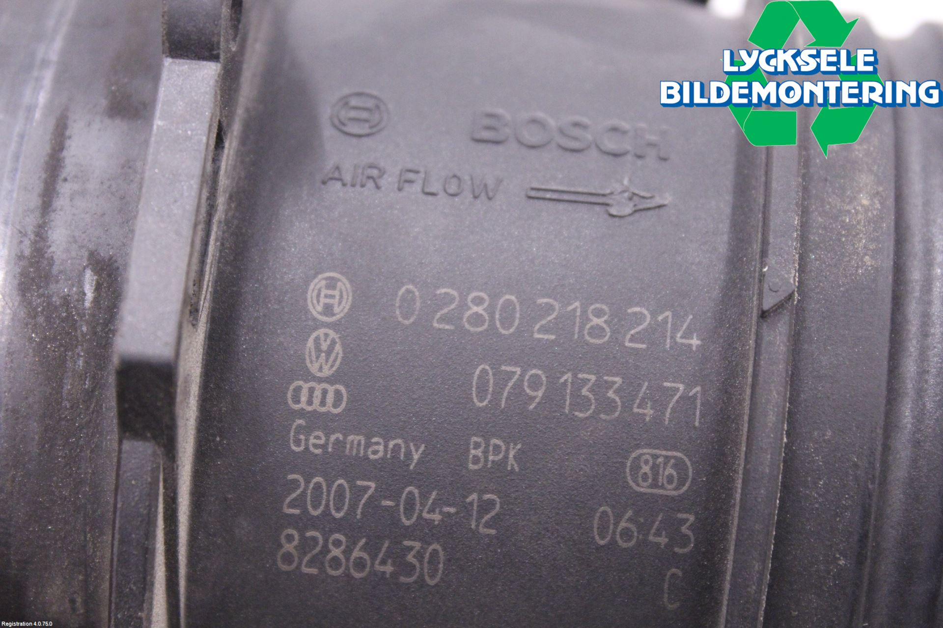 Audi A5 07-16 Injluftmassamätare