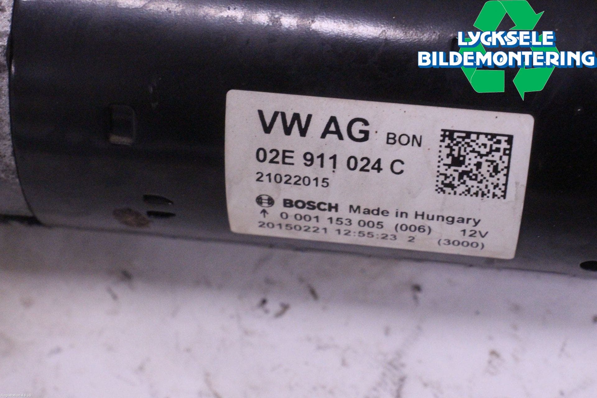 Skoda SUPERB 09-15 Startmotor Diesel