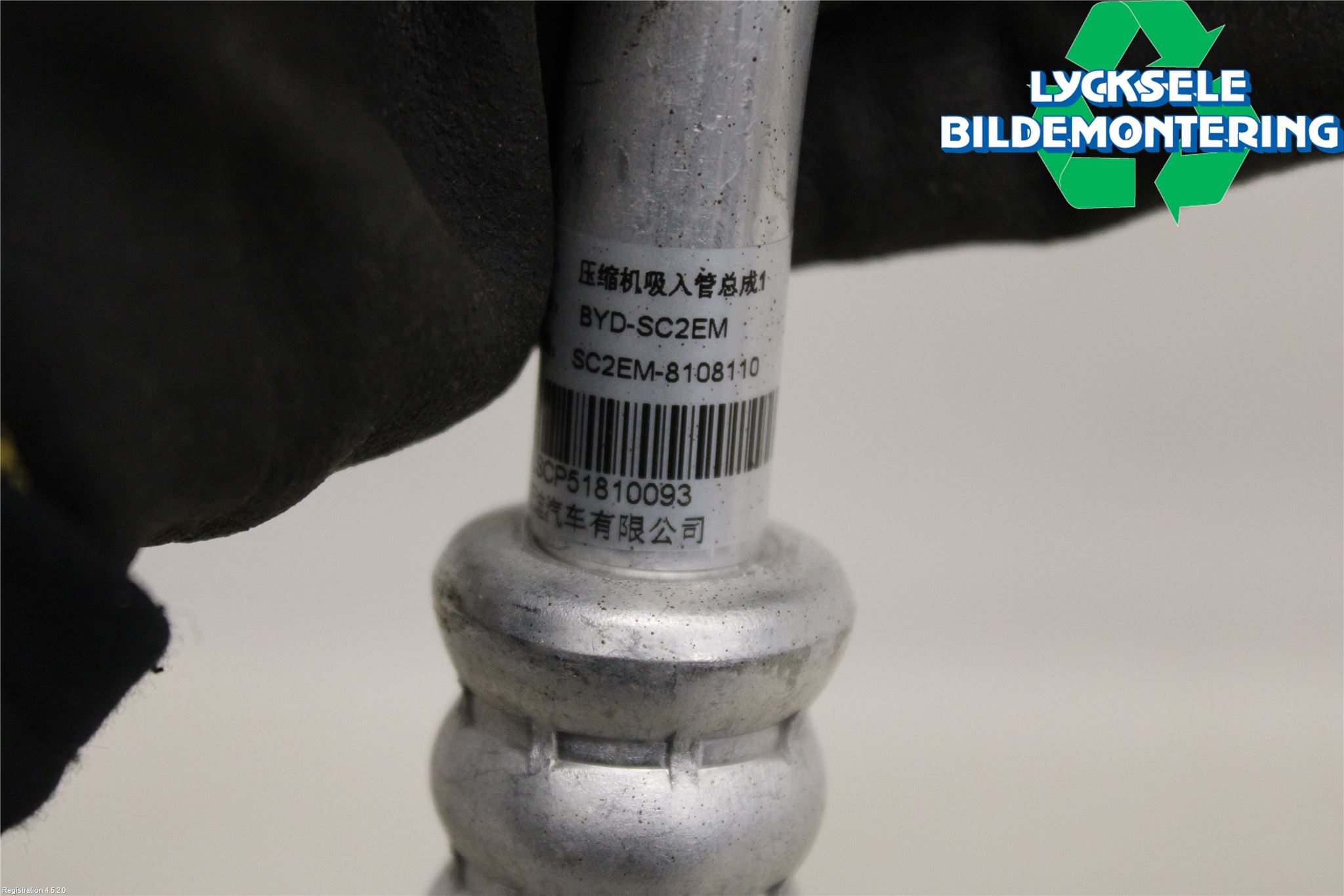 BYD ATTO 22- Ac Slang-Rör