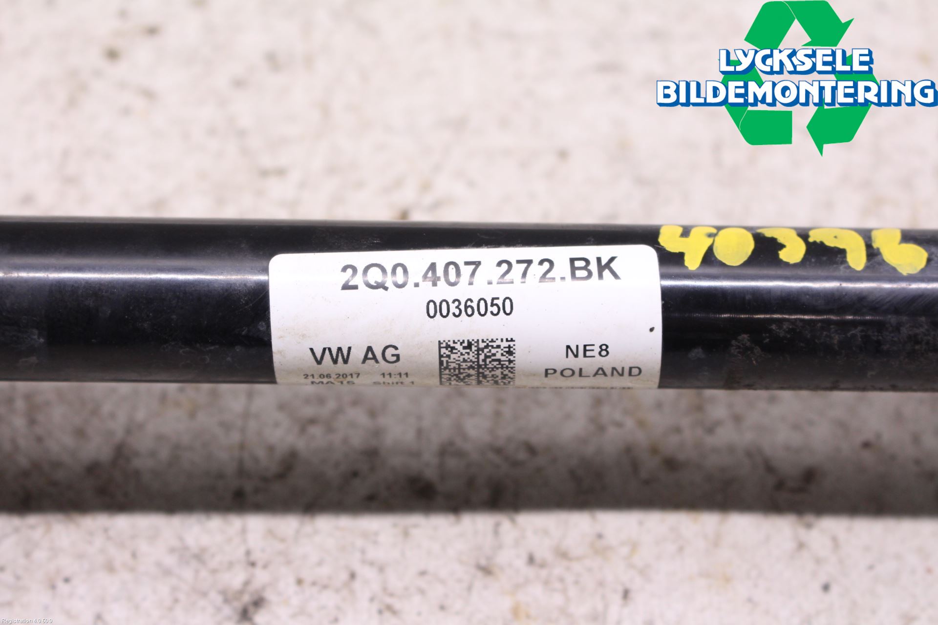 Seat IBIZA V 17-20 Drivaxel Fram Höger
