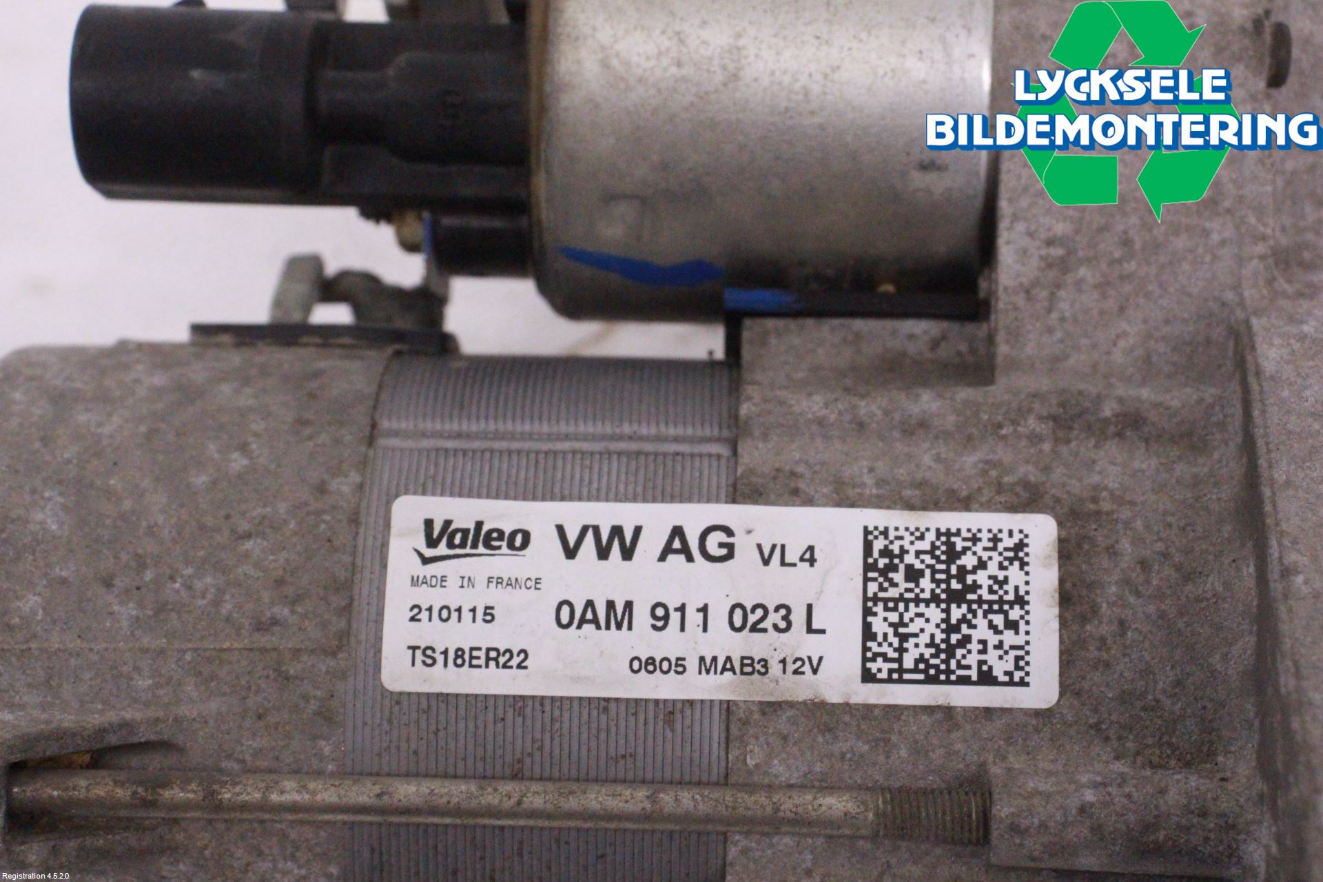 Volkswagen VW CADDY 11-15 Startmotor Diesel