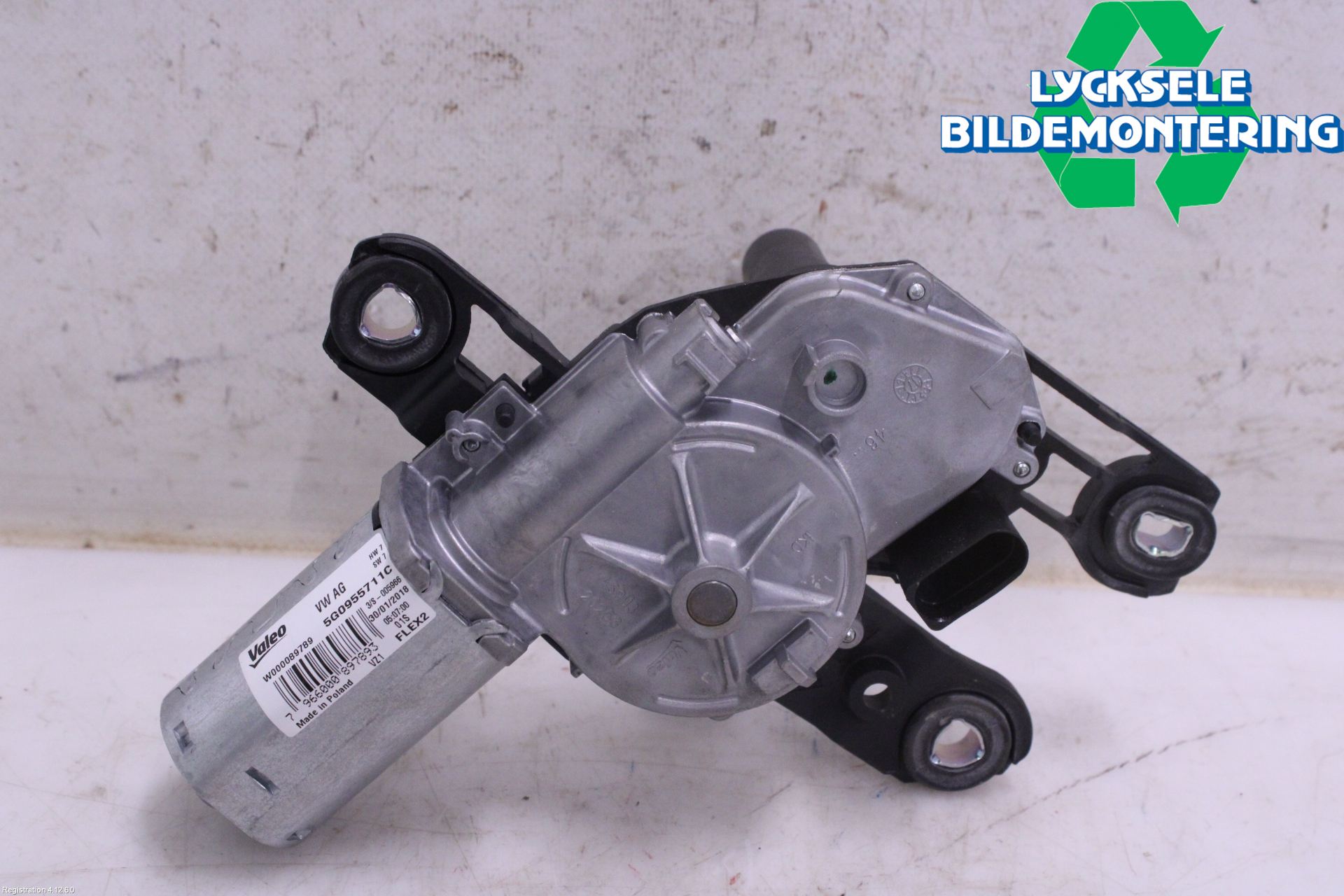 Volkswagen VW PASSAT 15-19 Torkarmotor Baklucka