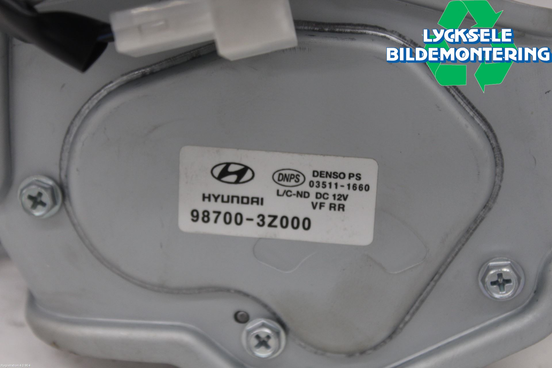Hyundai i40 08-15 Torkarmotor Baklucka