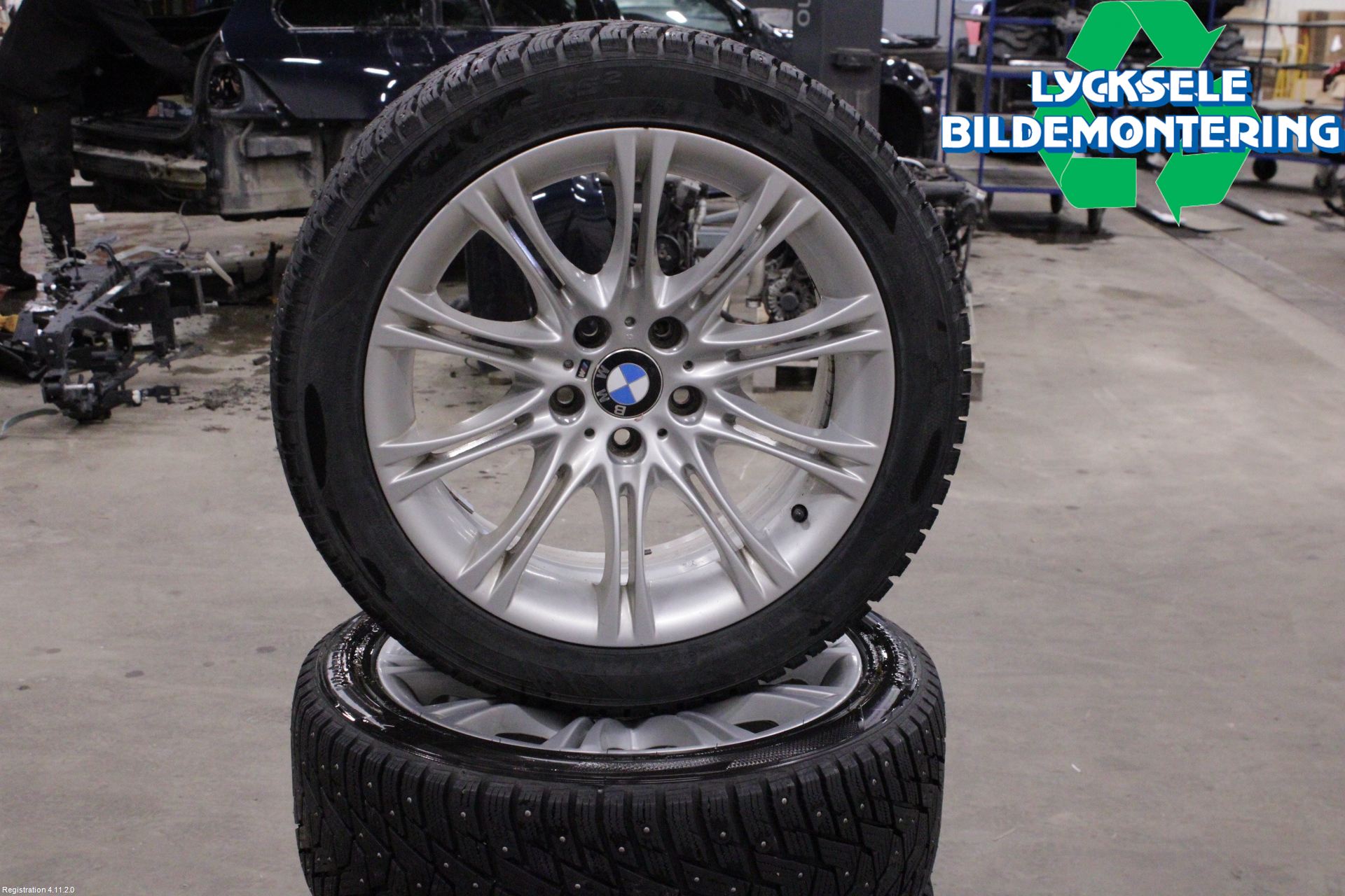 BMW 5 E60/61 Sed/Tou 02-10 Vinterdäck Alumfälg 4St