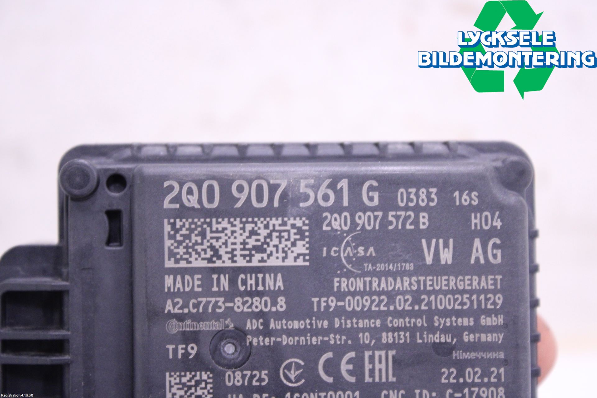 Volkswagen VW T-CROSS 19- Sensor Adaptiv Farthållare