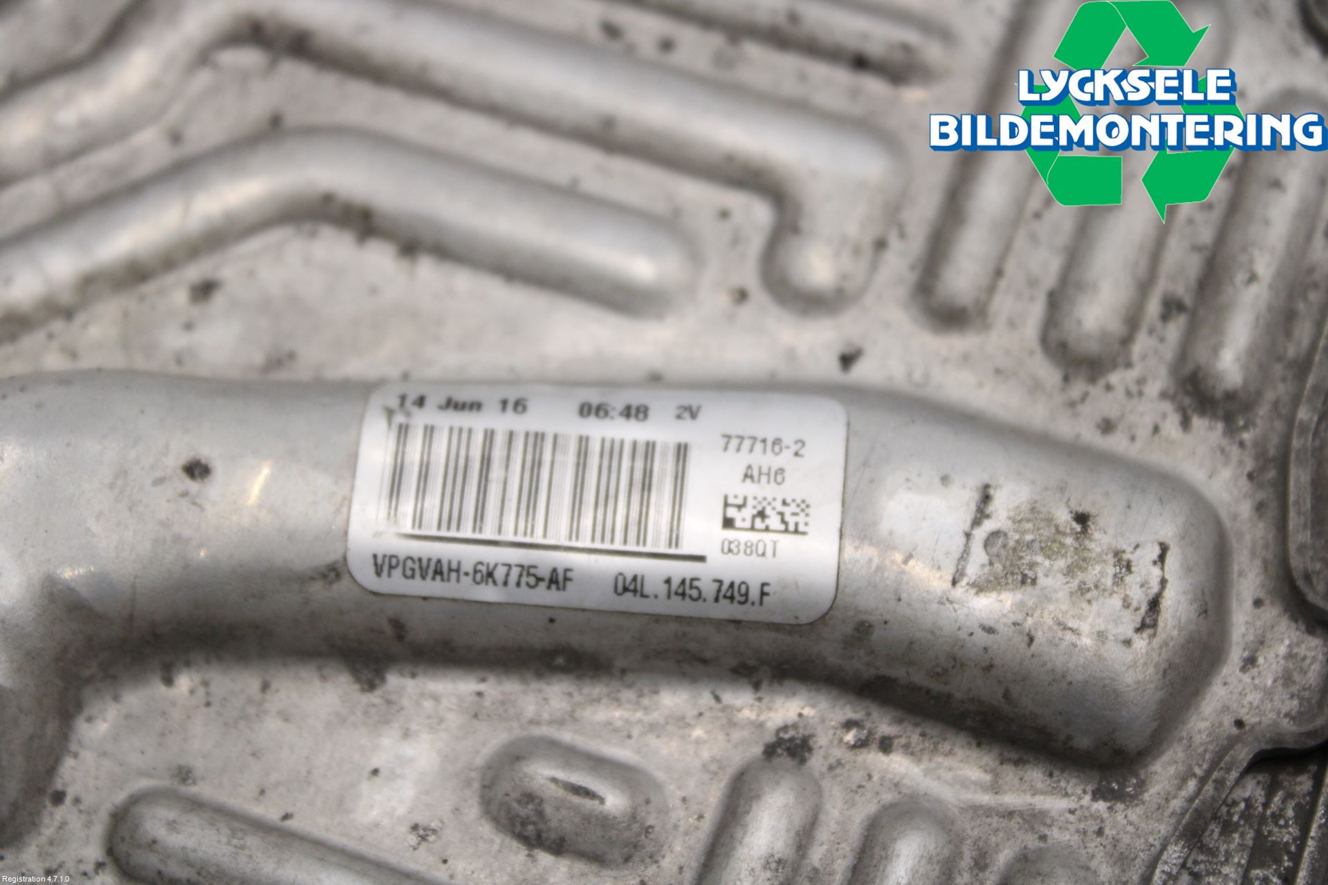 Volkswagen VW TRANSP/CARAVELLE (T6) 16-22 Laddluft-Intercooler Kyl