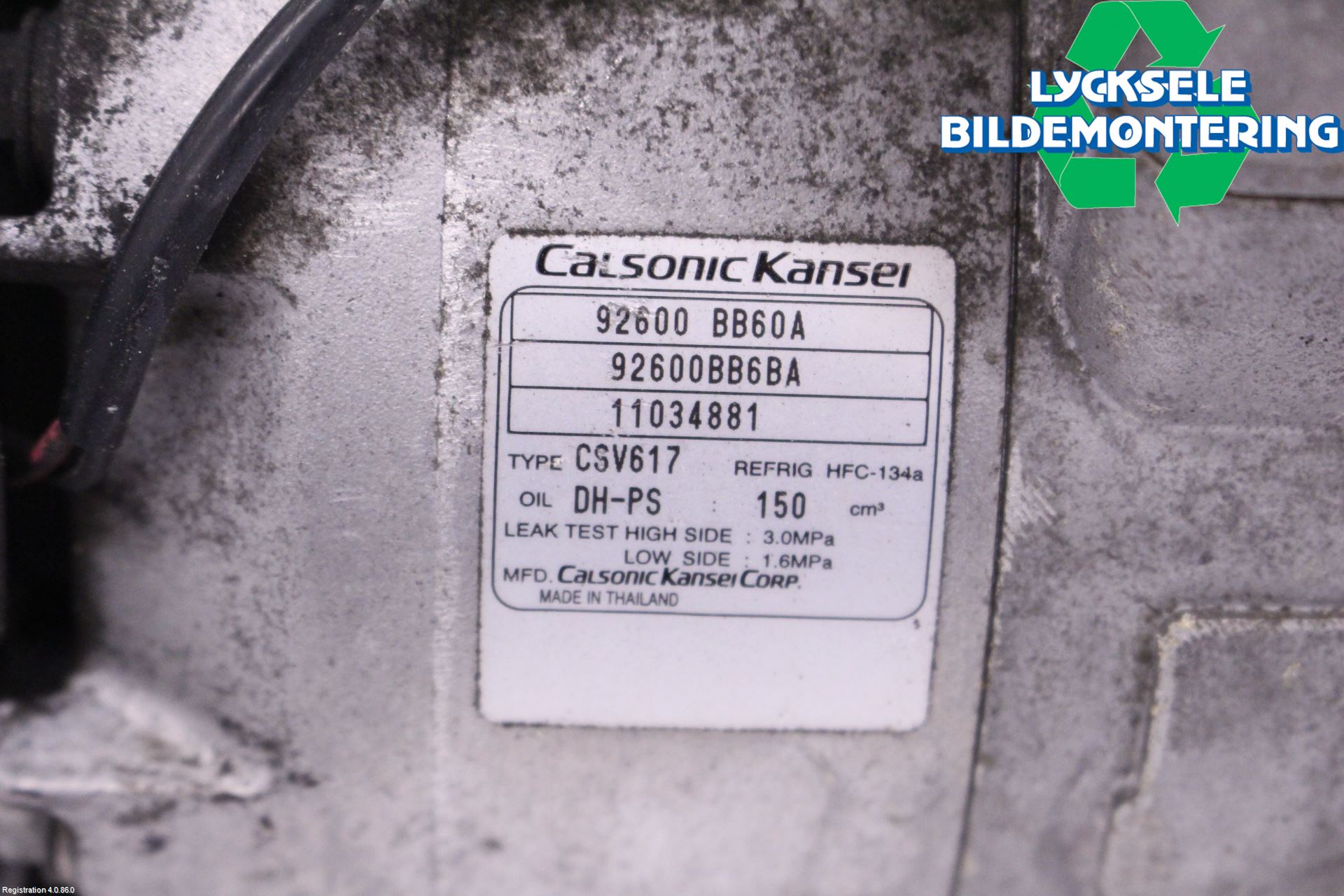 Nissan QASHQAI+2  10-14 Ac Kompressor