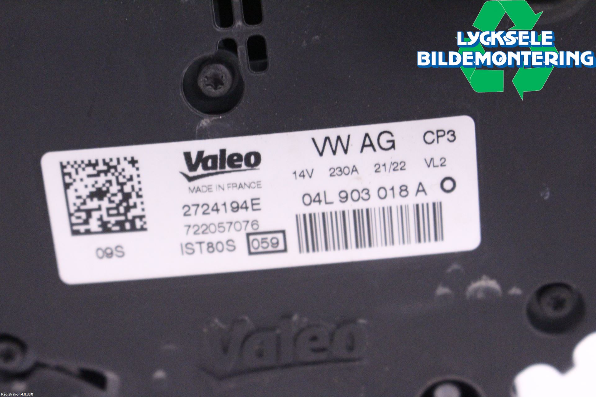 Audi A6 F2/C8 19- Generator