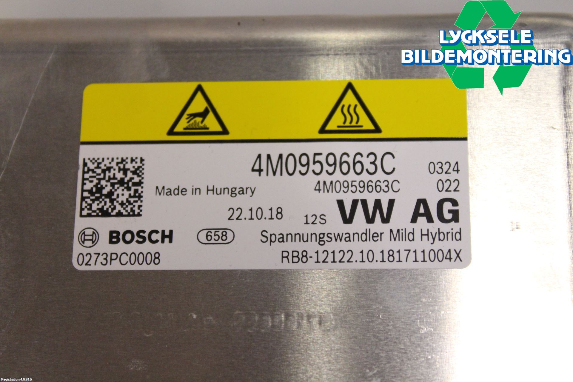Audi Q8/SQ8 4M 19- Relä Spänningsomvandlare