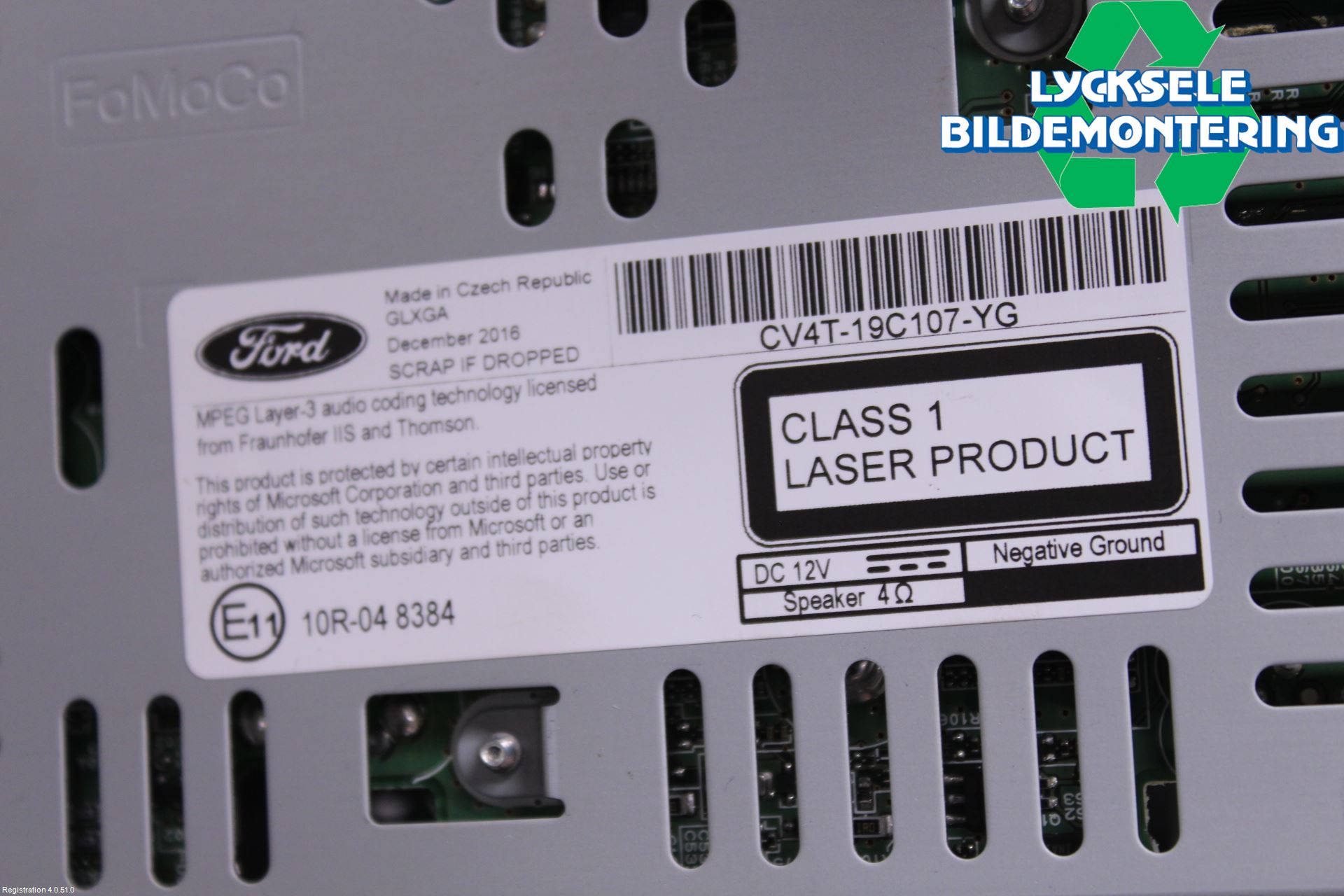 Ford KUGA 13-16 Cd Radio - Multimediapanel