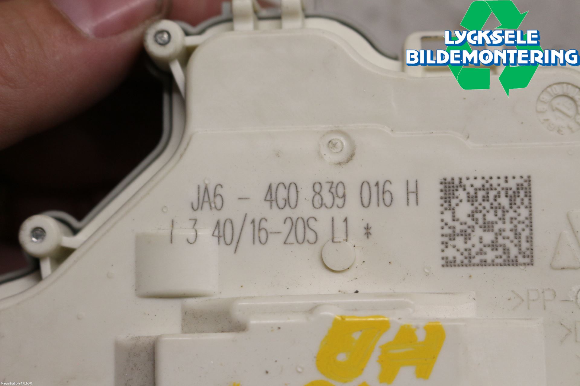 Audi A4/S4 B9 16-19 Låskista-Dörrlås