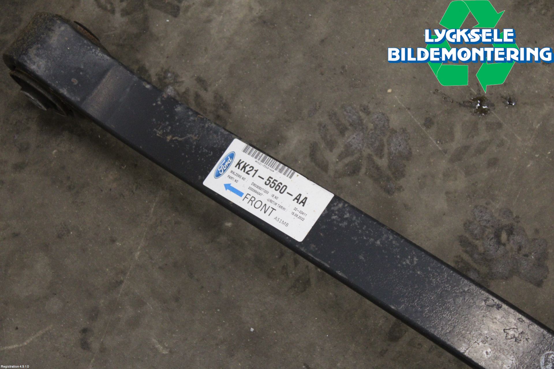 Ford TRANSIT/TOURNEO CUSTOM 13-24 Fjäder Bak Blad