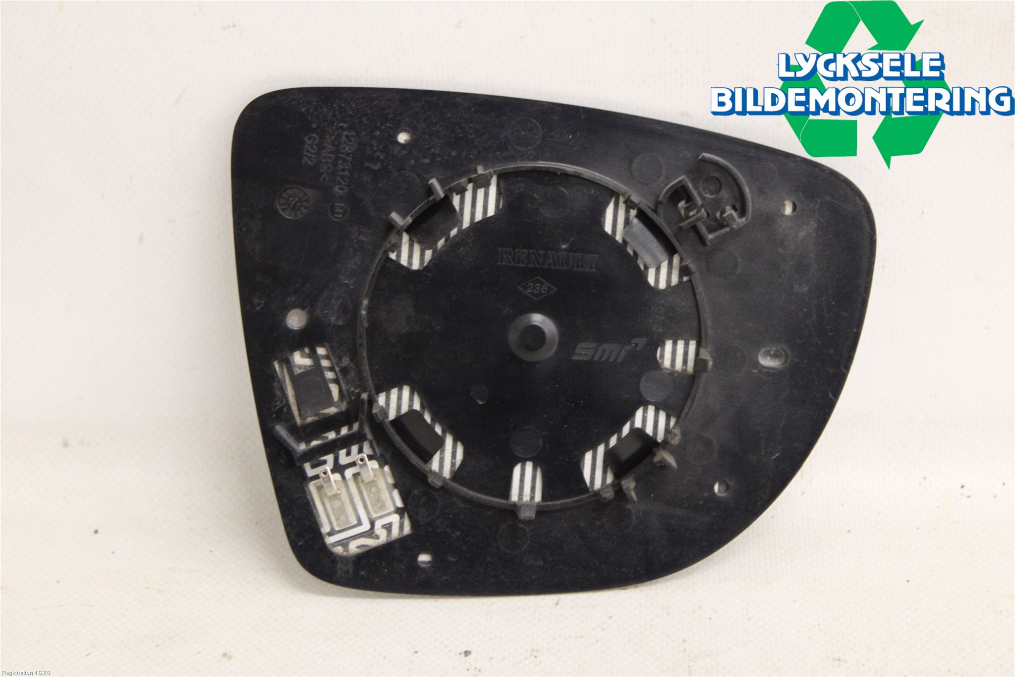 Renault CAPTUR 13-19 Spegelglas Vä