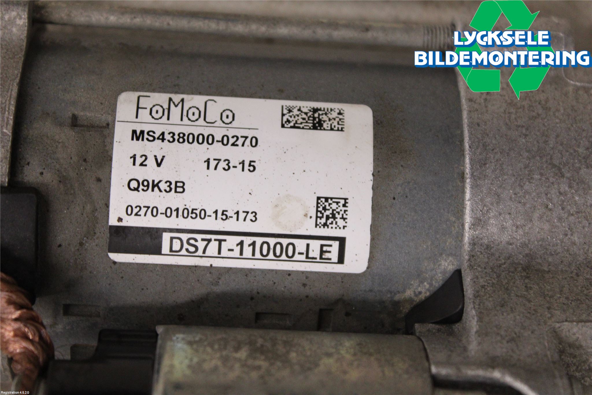 Ford S-MAX 15- Startmotor Diesel