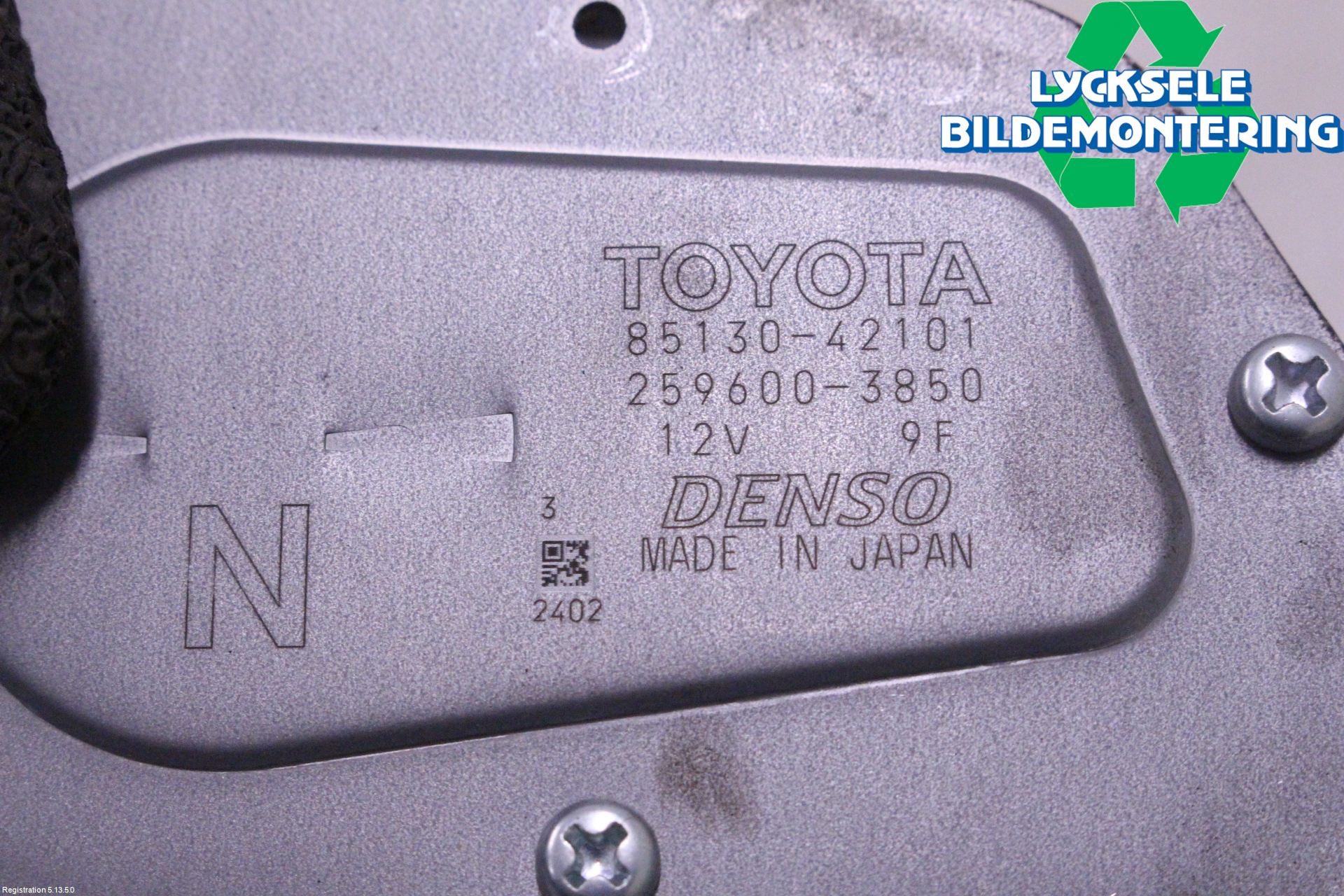 Toyota RAV4 19- Torkarmotor Baklucka